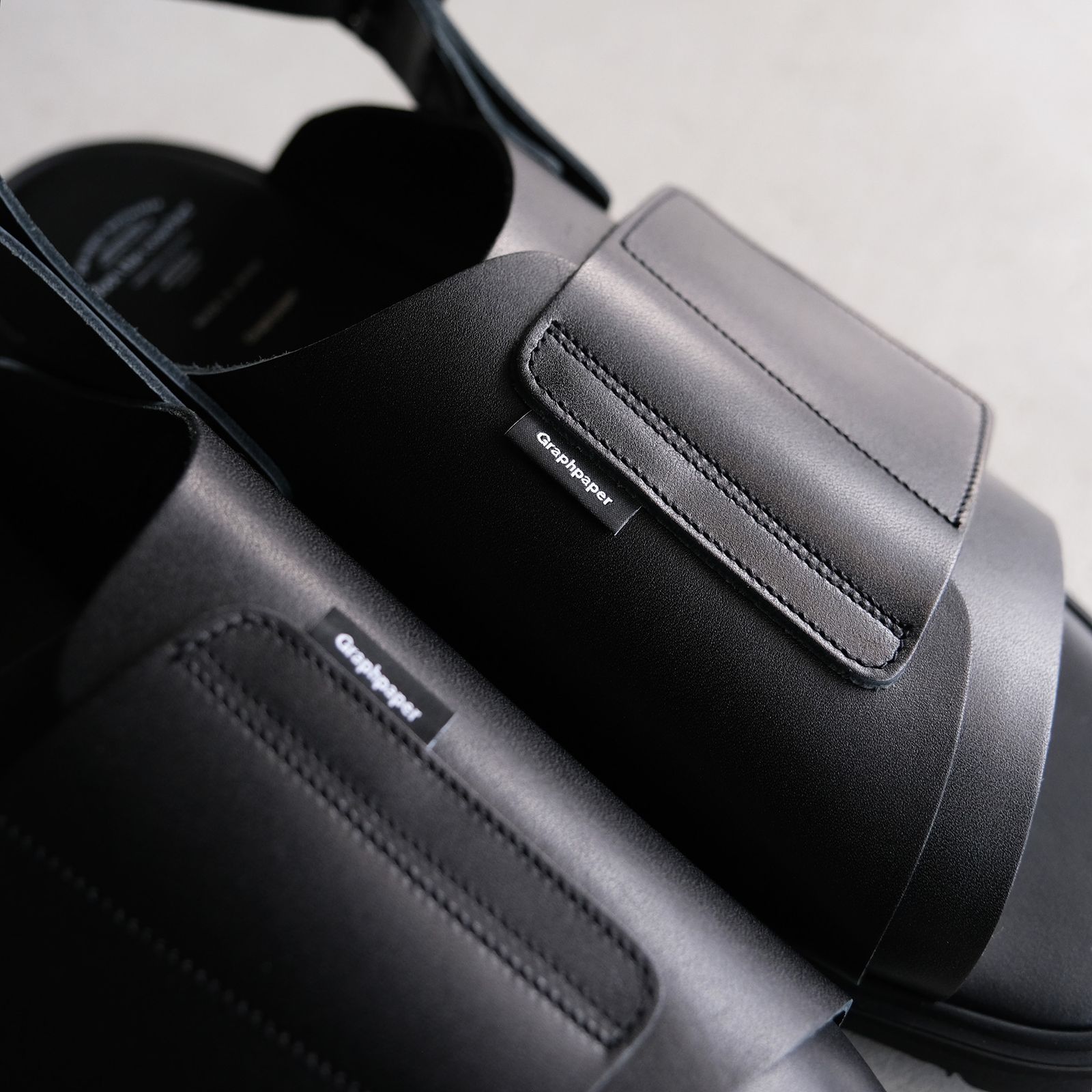 foot the coacher for GP Velcro Sandal -サンダル-（Black / ブラック）