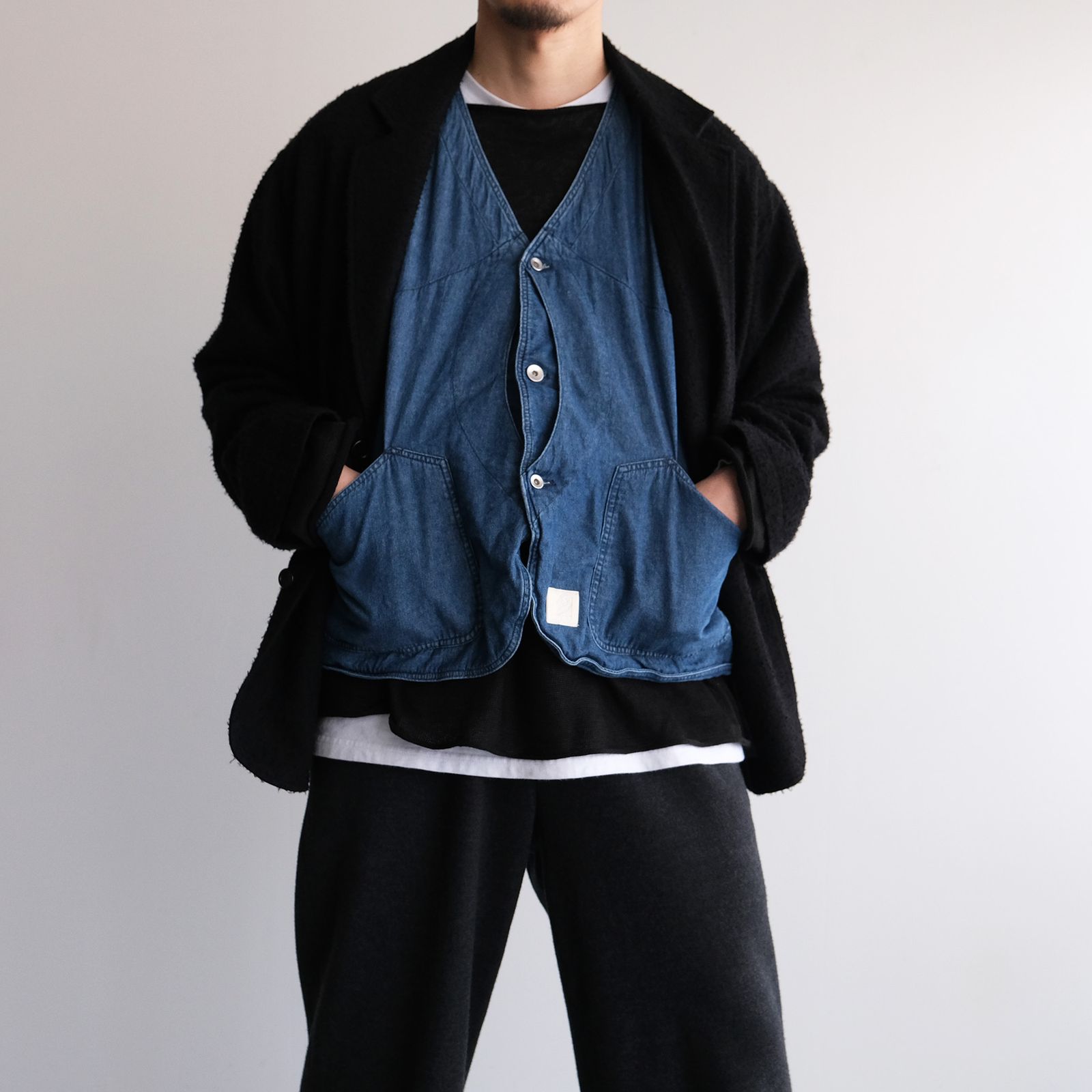 Denim Hunting Vest -ベスト-（Blue / ブルー）