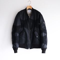 The Craft Hand Embroidery Flight Jacket -ジャケット-（Black / ブラック）