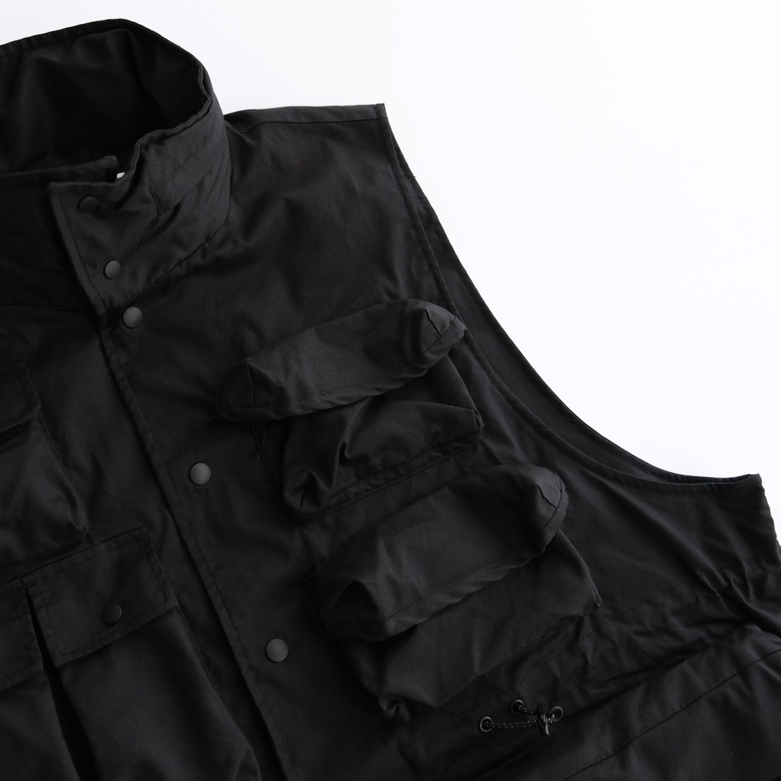 Solotex Pigment Dye Feature Vest -ベスト-（Black / ブラック）