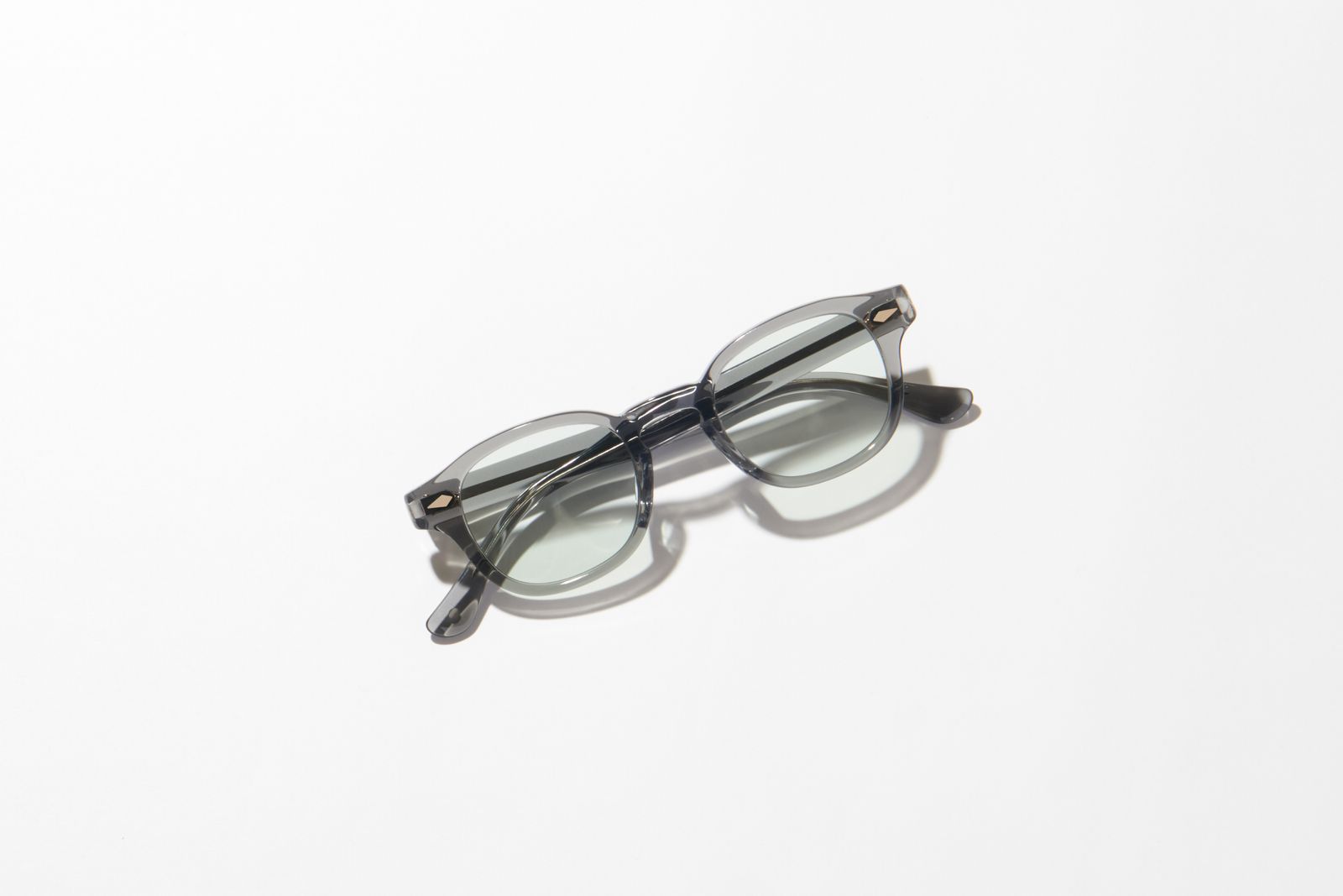 コウセイNOCHINO OPTICAL #6 サングラス クリアスモーク NOCHINO #6. CLEAR SMOKE OLIVE × GREY GREEN to D.GREY (調光