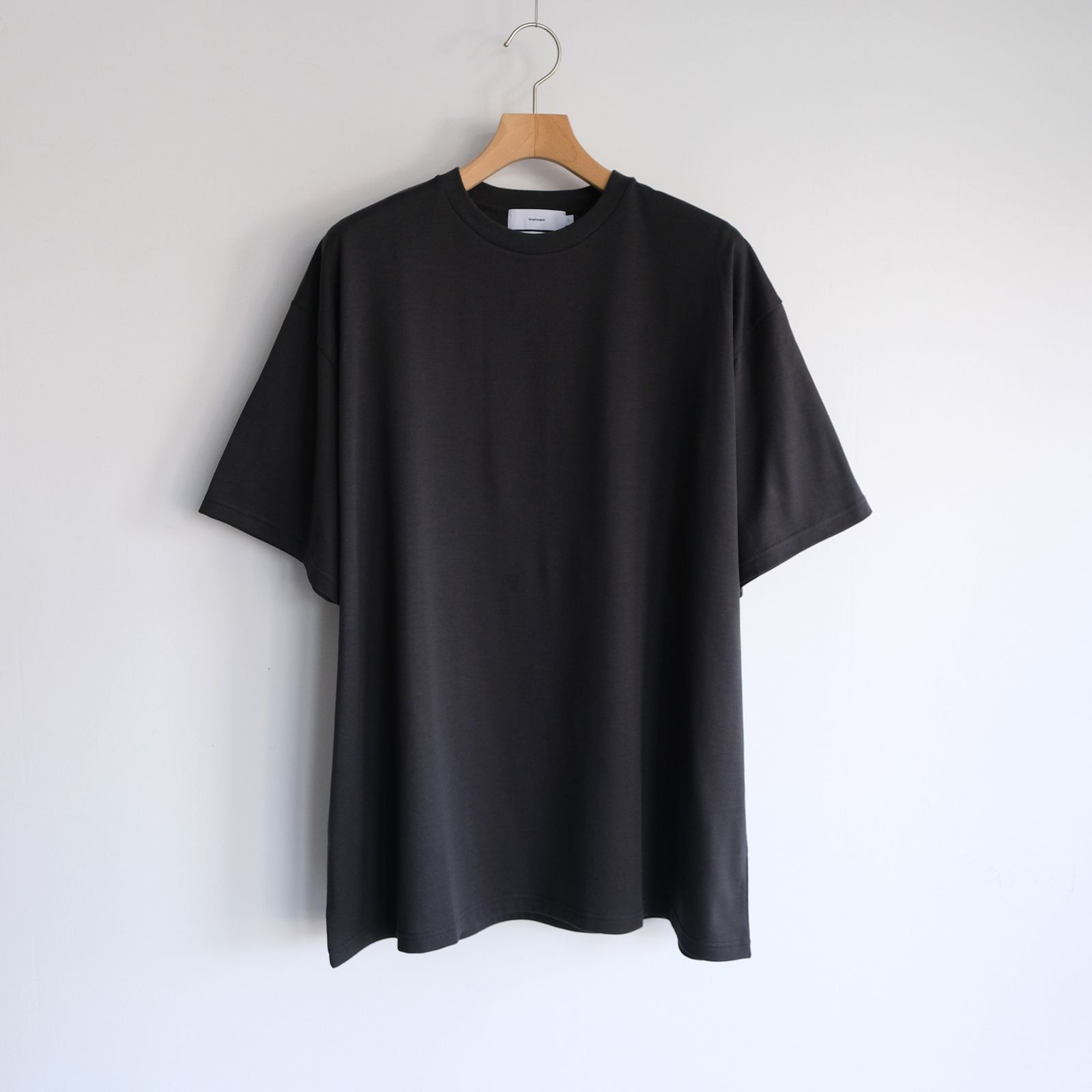 Tri Spun Cotton S/S Oversized Tee -Tシャツ-（Charcoal / チャコール）GM261-70351