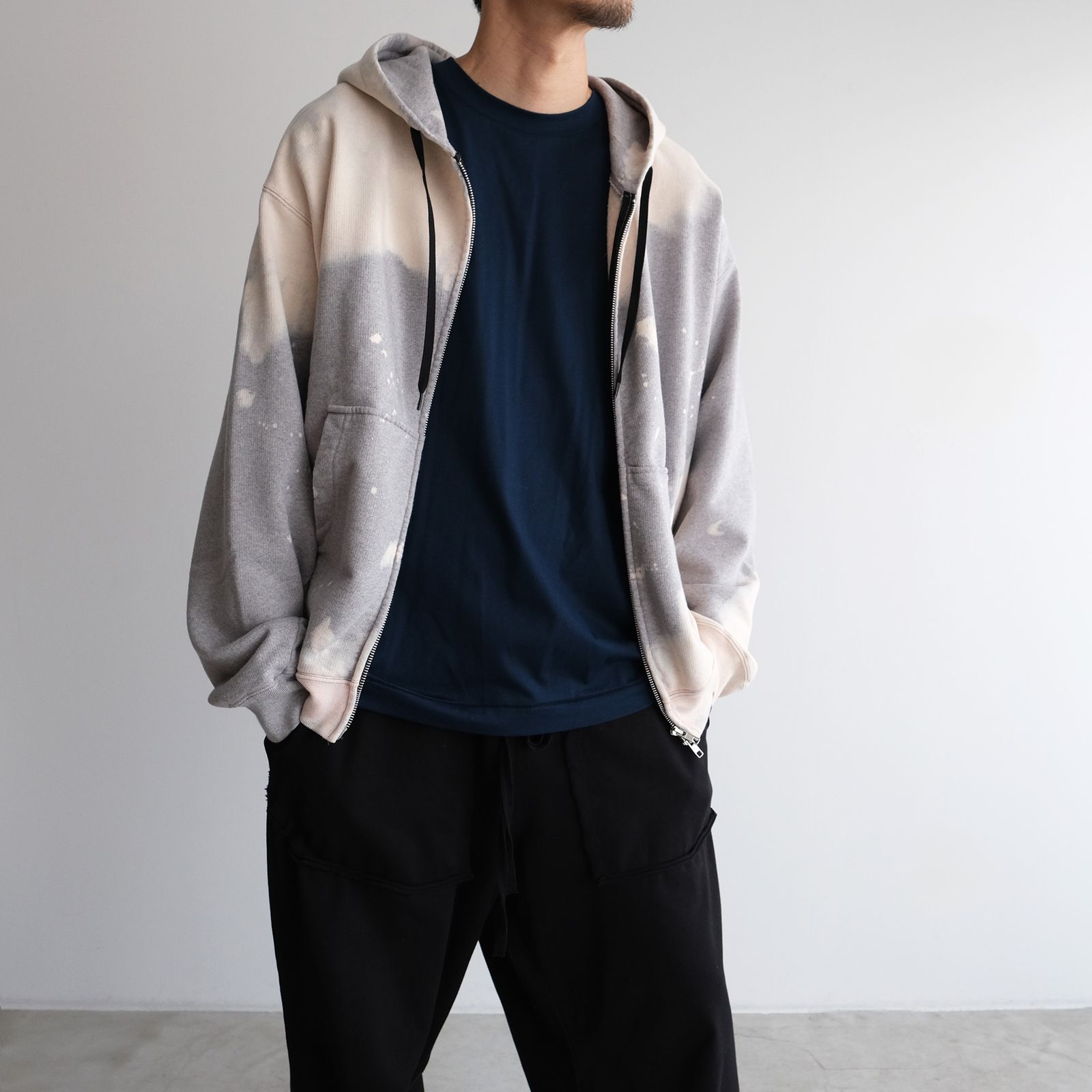 Suvin 60/2 Over Sized Long T-Shirt -Tシャツ-（Blue / ブルー）