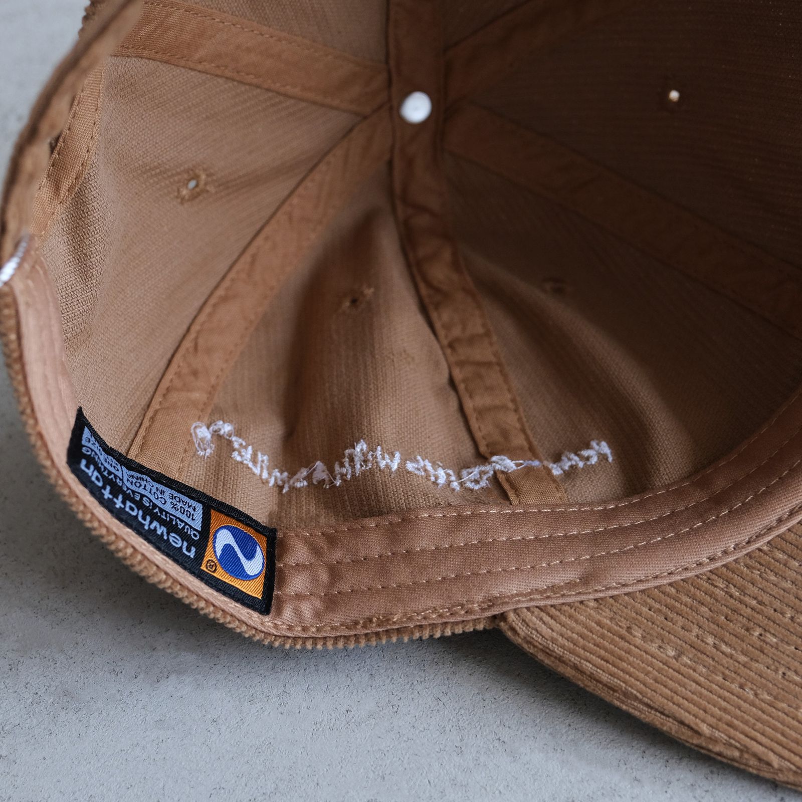 Embroidered Cap -キャップ-（Beige / ベージュ）