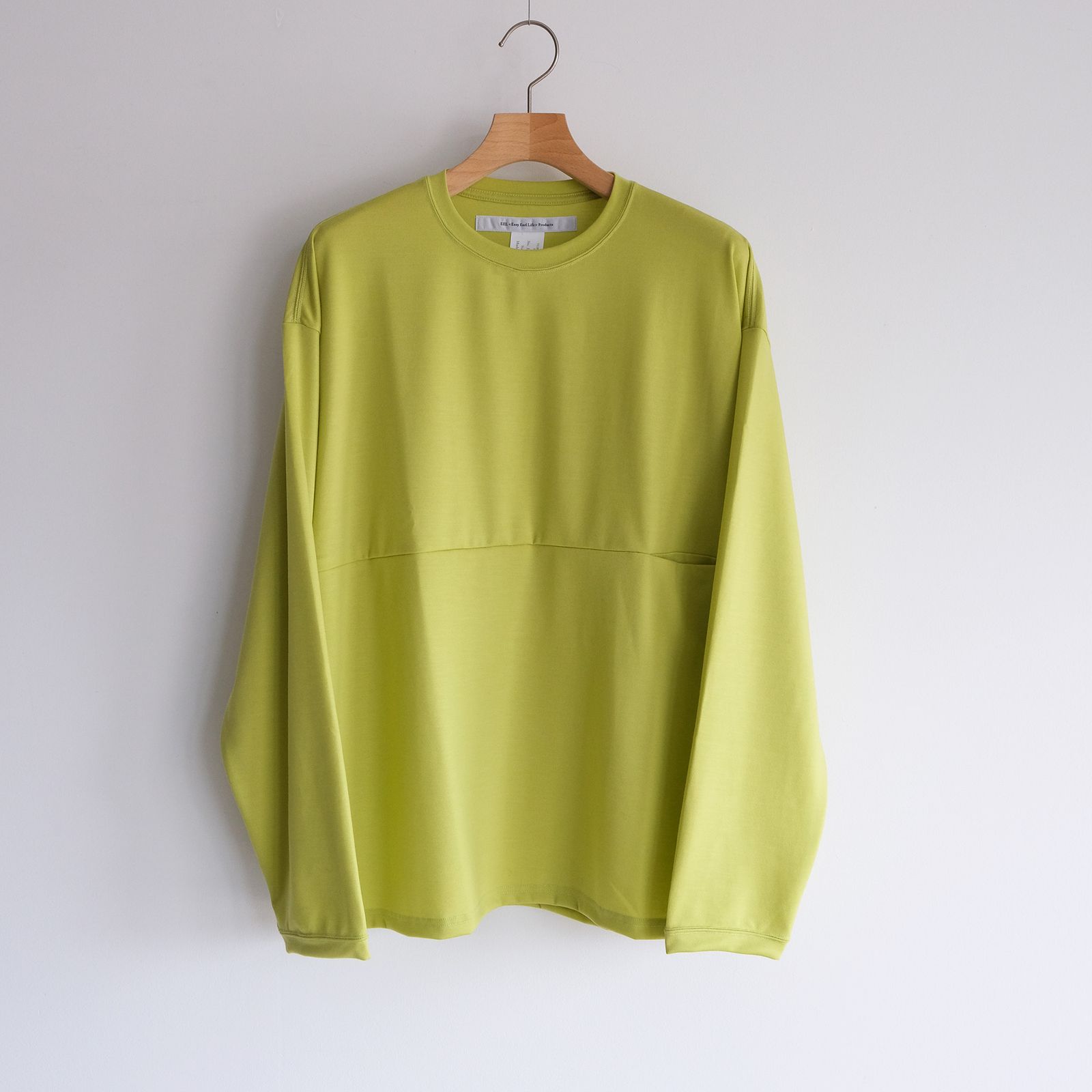 Yururi Tee L/S Super100s -Tシャツ-（Yellow / イエロー）