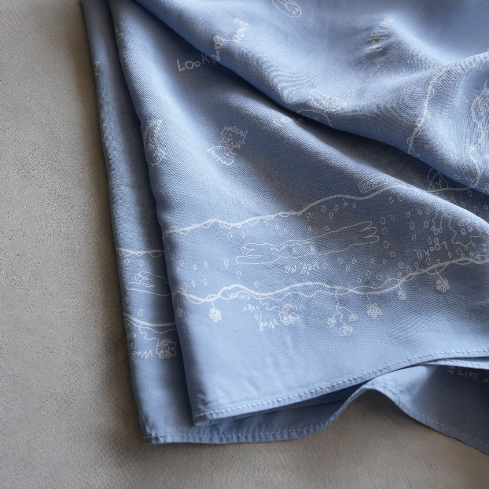 Rakugaki Bandana -バンダナ-（Sax Blue / サックスブルー）