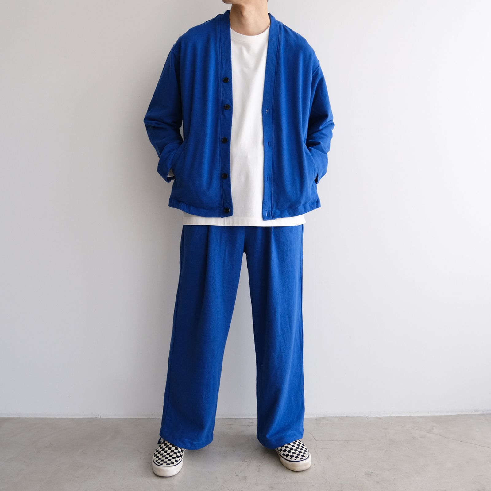 Phatee Hemp Sweat Cardigan -カーディガン-（Blue / ブルー）