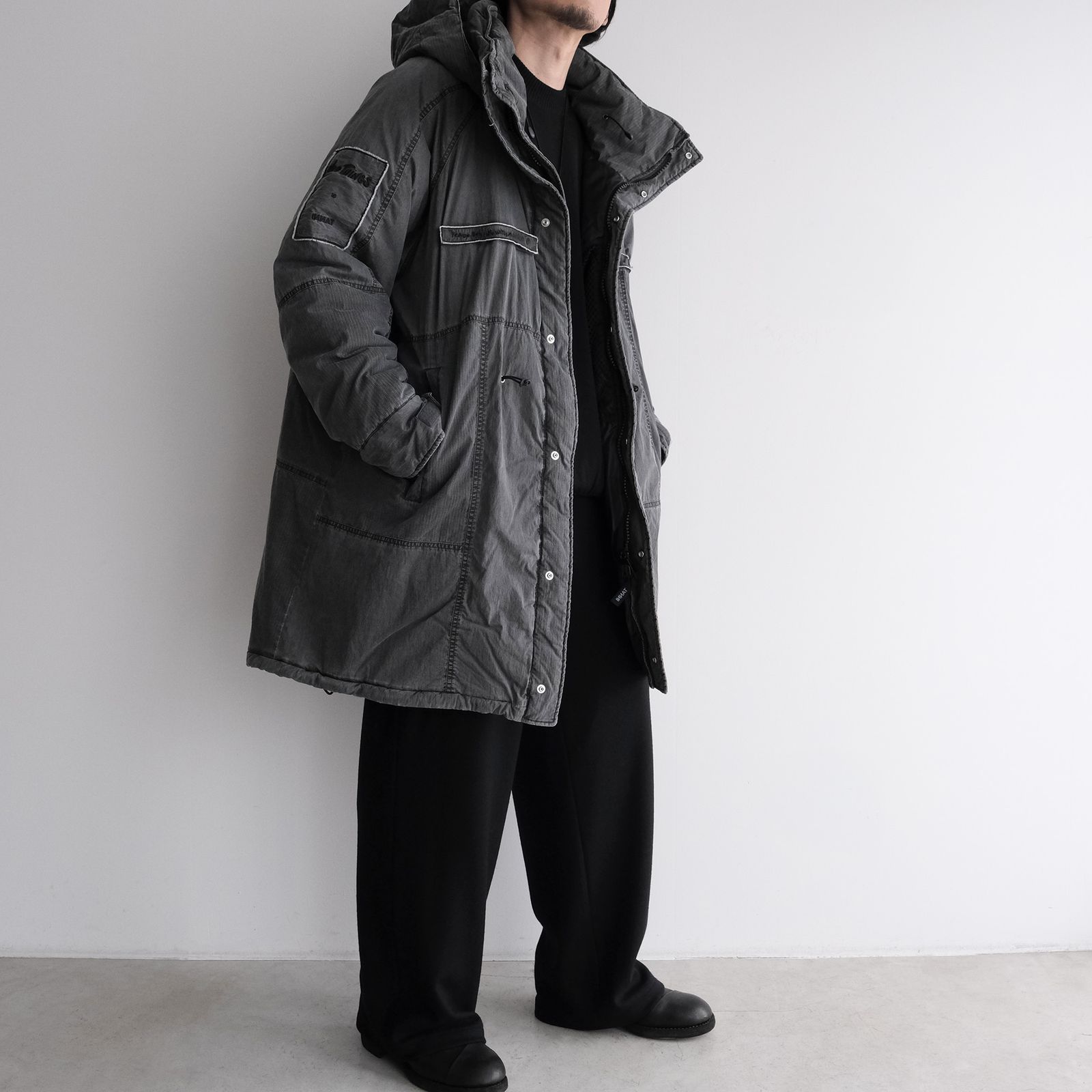 Padded Tactical Field Coat（INNAT×WILD THINGS）-コート-（Black / ブラック）
