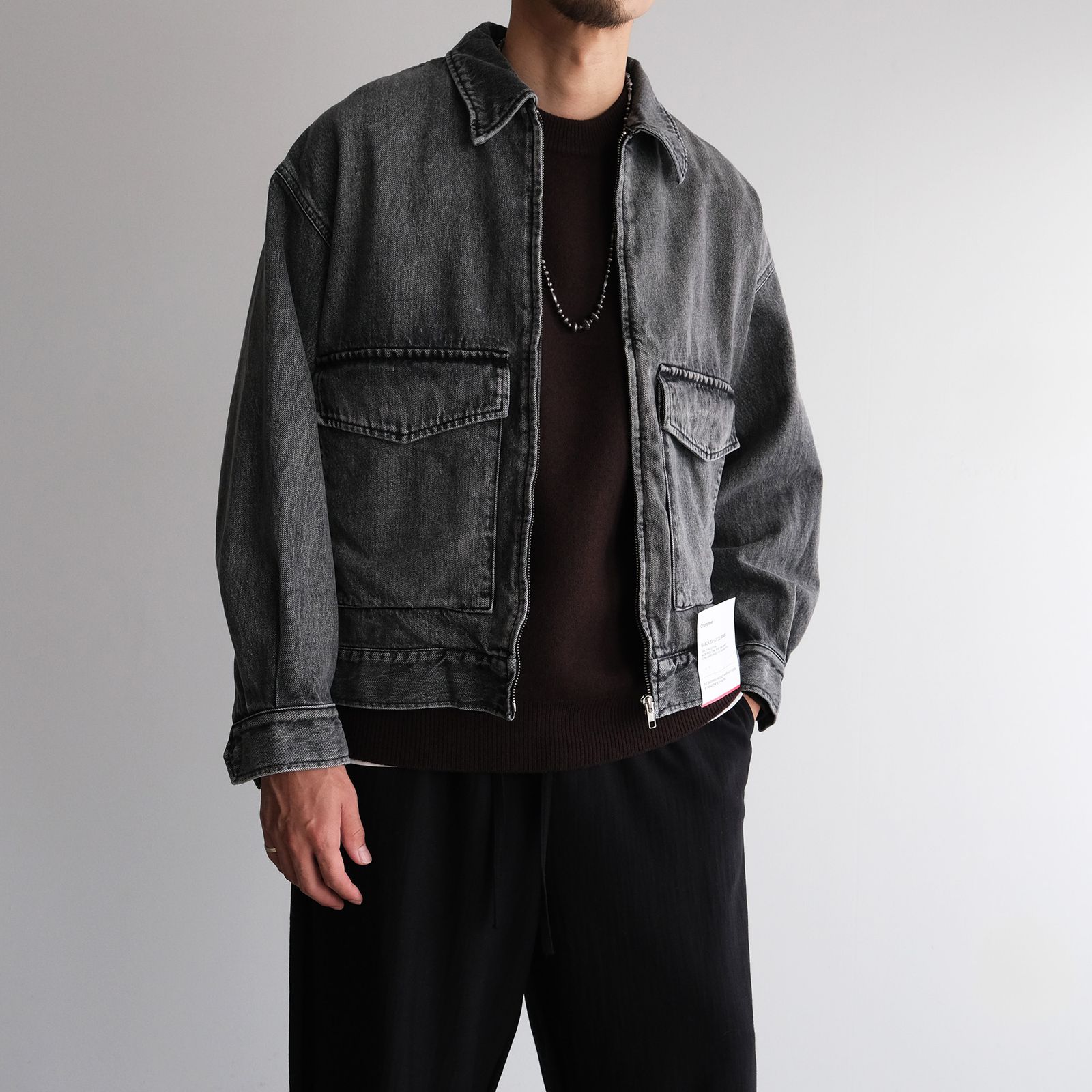 Felted Merino Wool Foodie Knit -パーカー-（Brown / ブラウン）