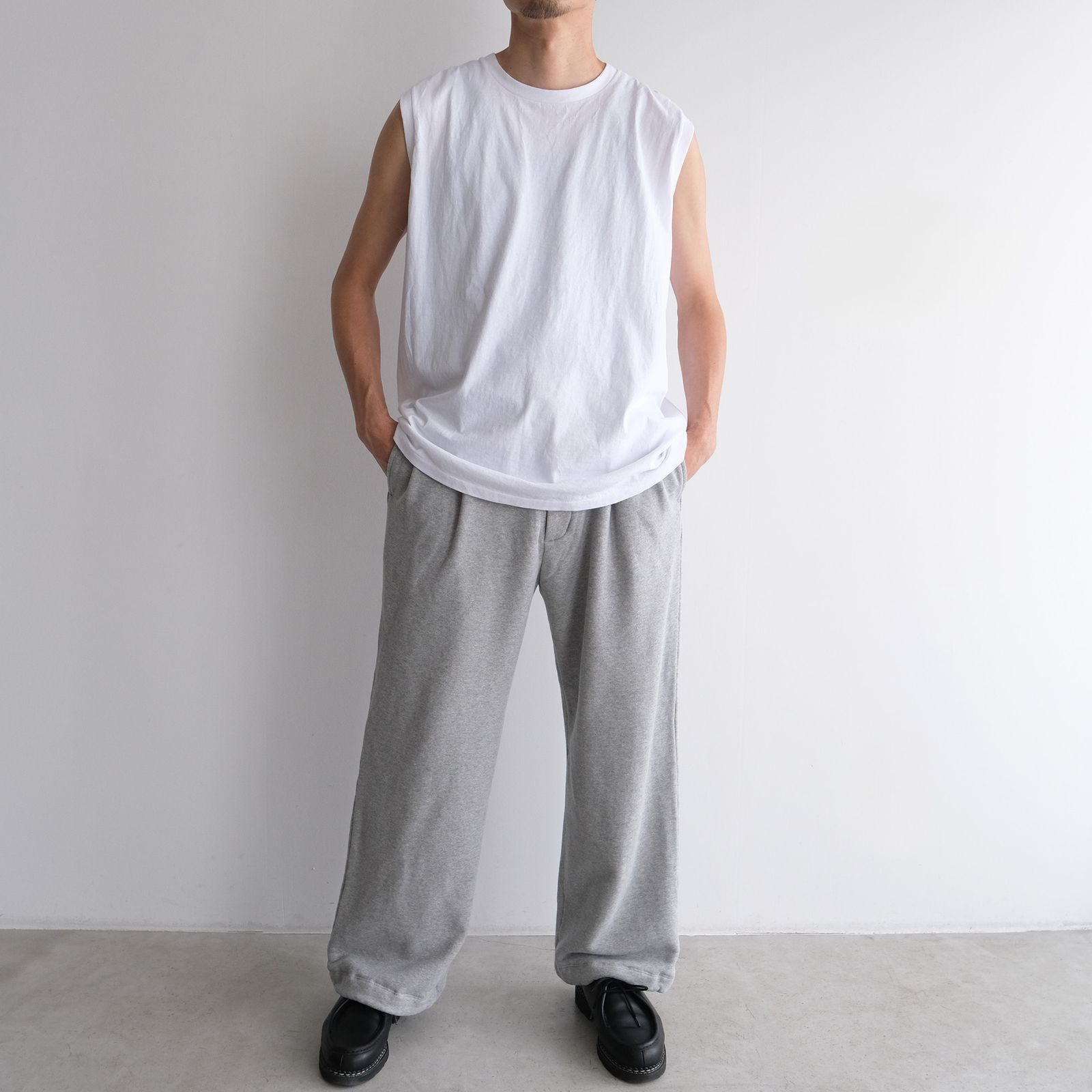 Jumberca Sweat Straight Trousers -スウェットパンツ-（Gray / グレー）