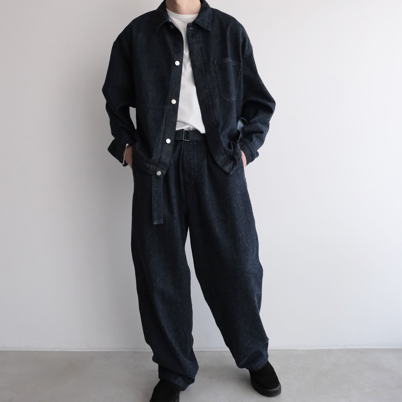 Silk Denim Work Jacket -ジャケット-（Indigo / インディゴ）