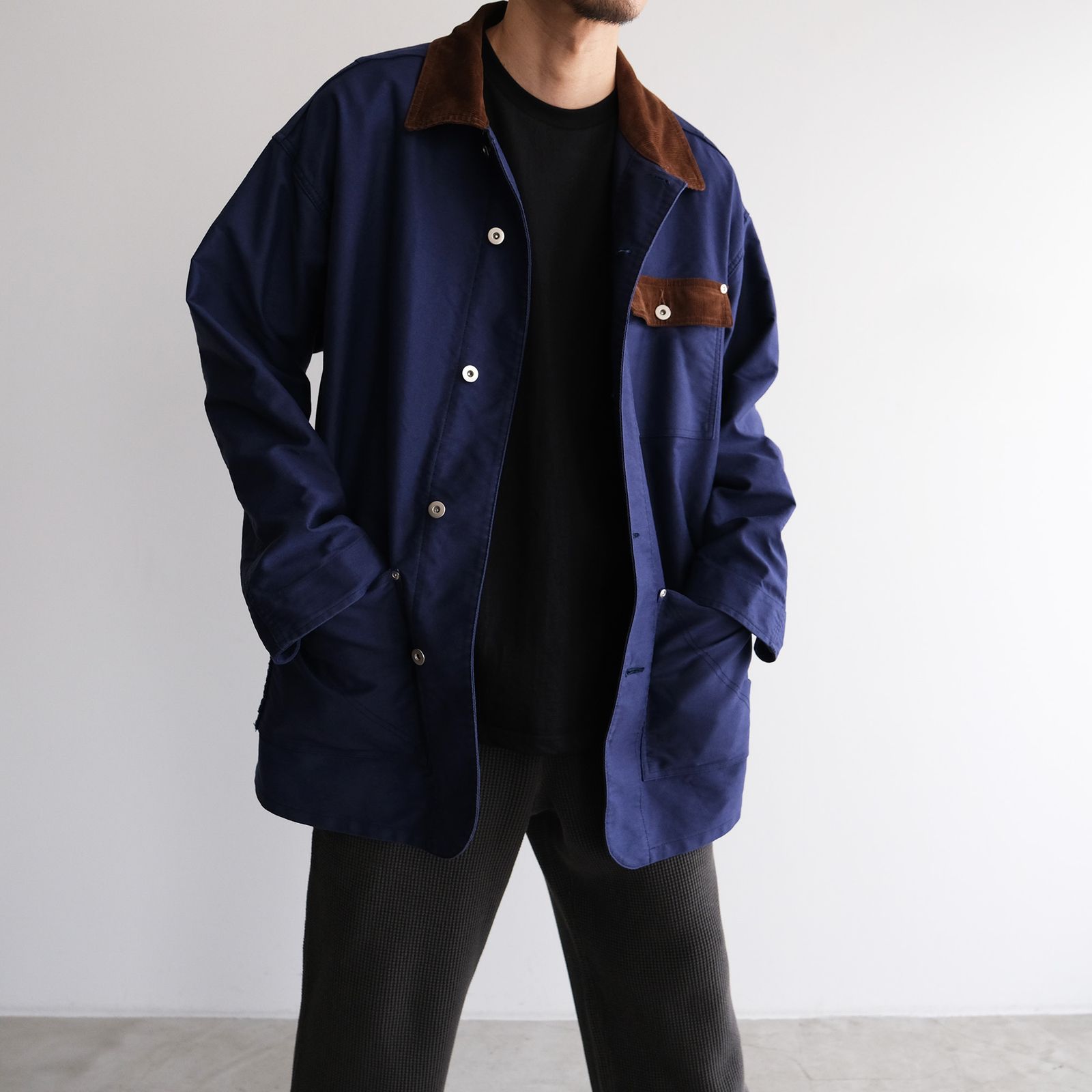 French Work Coverall Jacket -ジャケット-（Blue / ブルー）