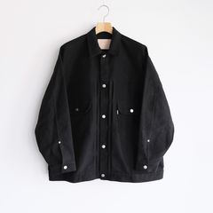 Cotton Double Serge Jacket -ジャケット-（Black / ブラック）GM263-20450