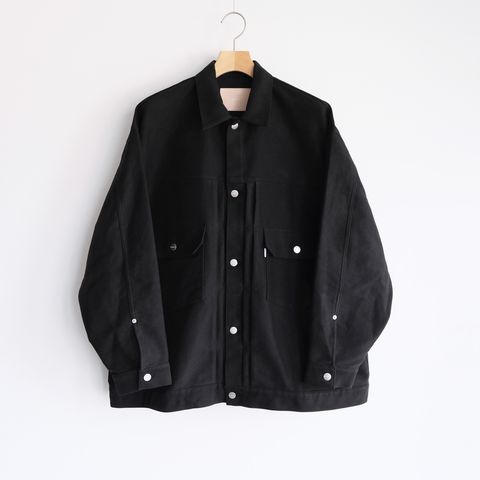 Cotton Double Serge Jacket -ジャケット-（Black / ブラック）GM263-20450