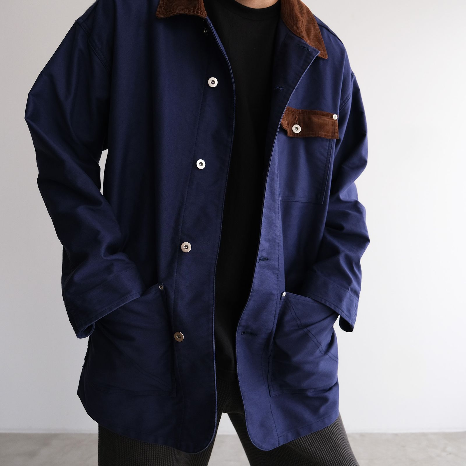 French Work Coverall Jacket -ジャケット-（Blue / ブルー）