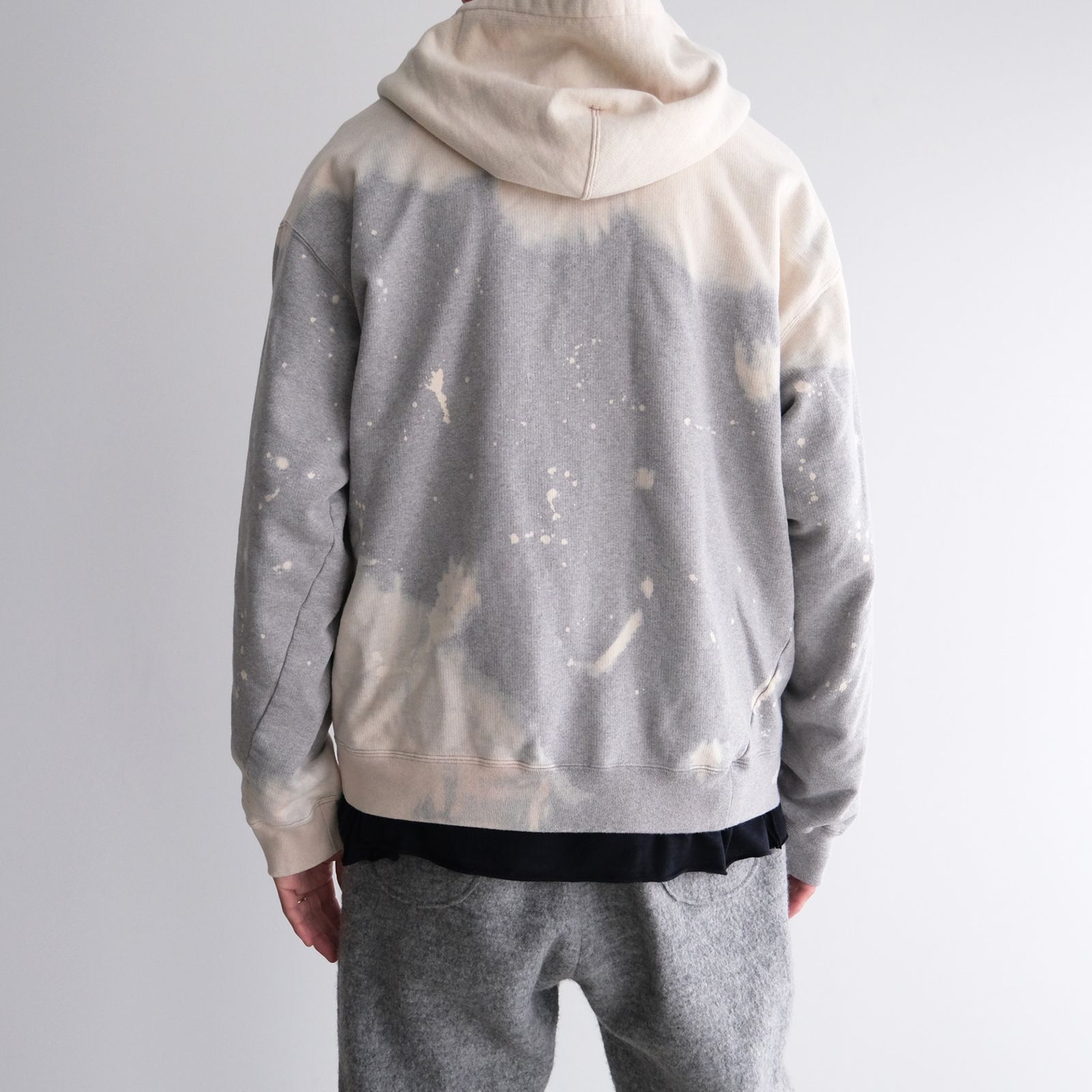 Hand Dye Twist Parka -パーカー-（Gray / グレー）