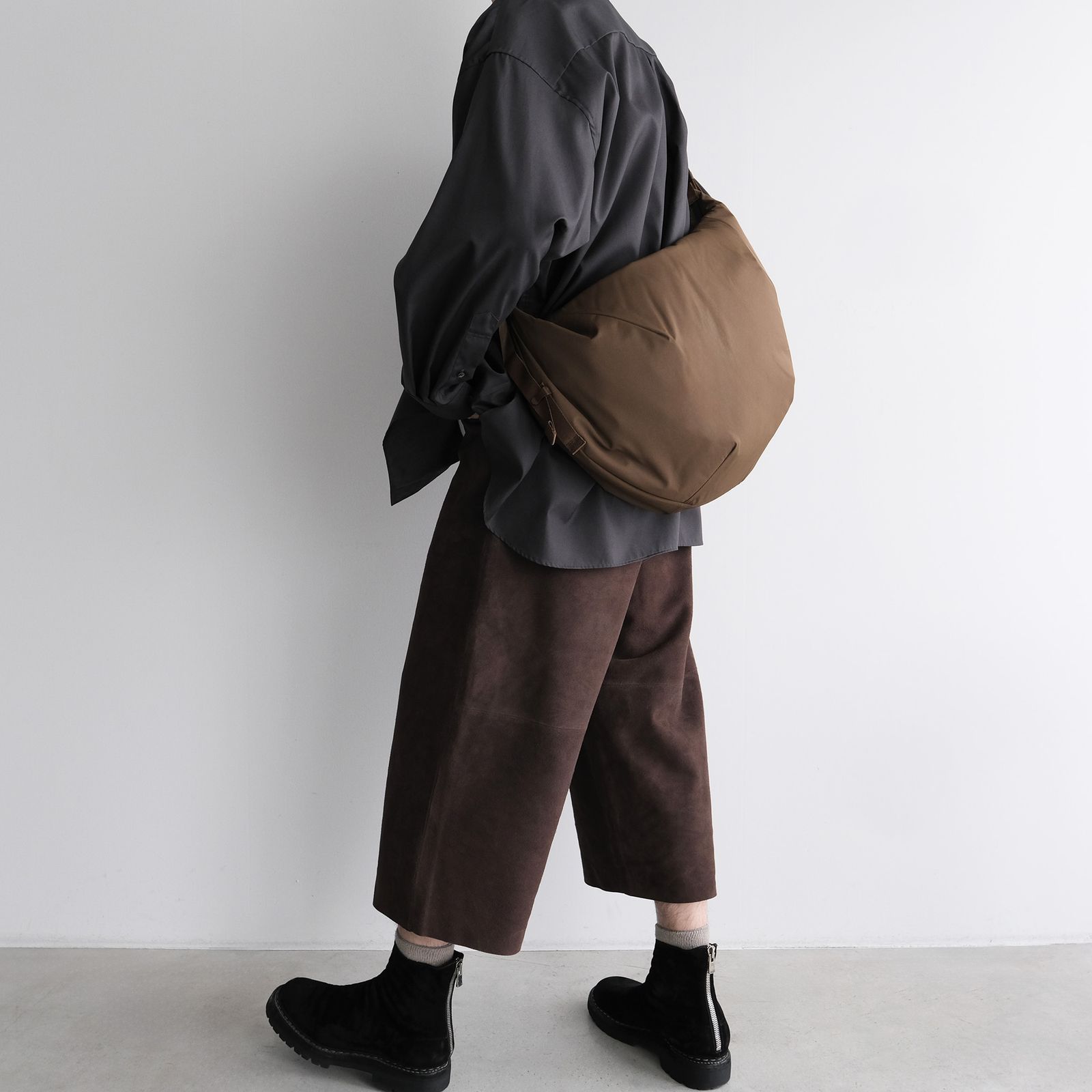 Blankof For GP Large Crescent Bag -バッグ-（Brown / ブラウン）GU263-90512