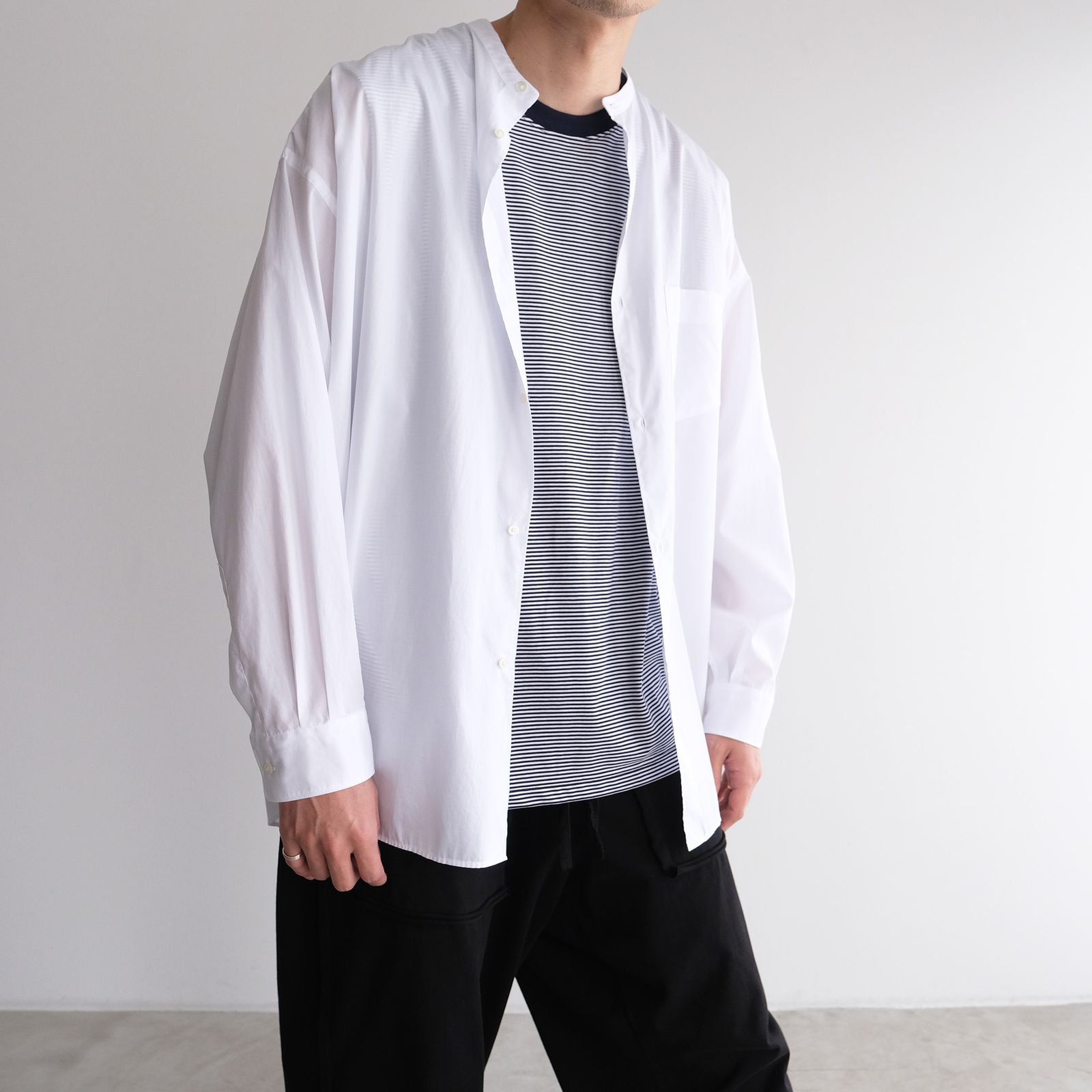 Hi Qualitee N/S -タンクトップ-（Navy Border / ネイビーボーダー）