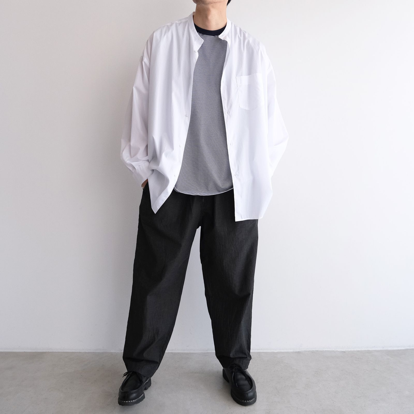 Hi Qualitee N/S -タンクトップ-（Navy Border / ネイビーボーダー）