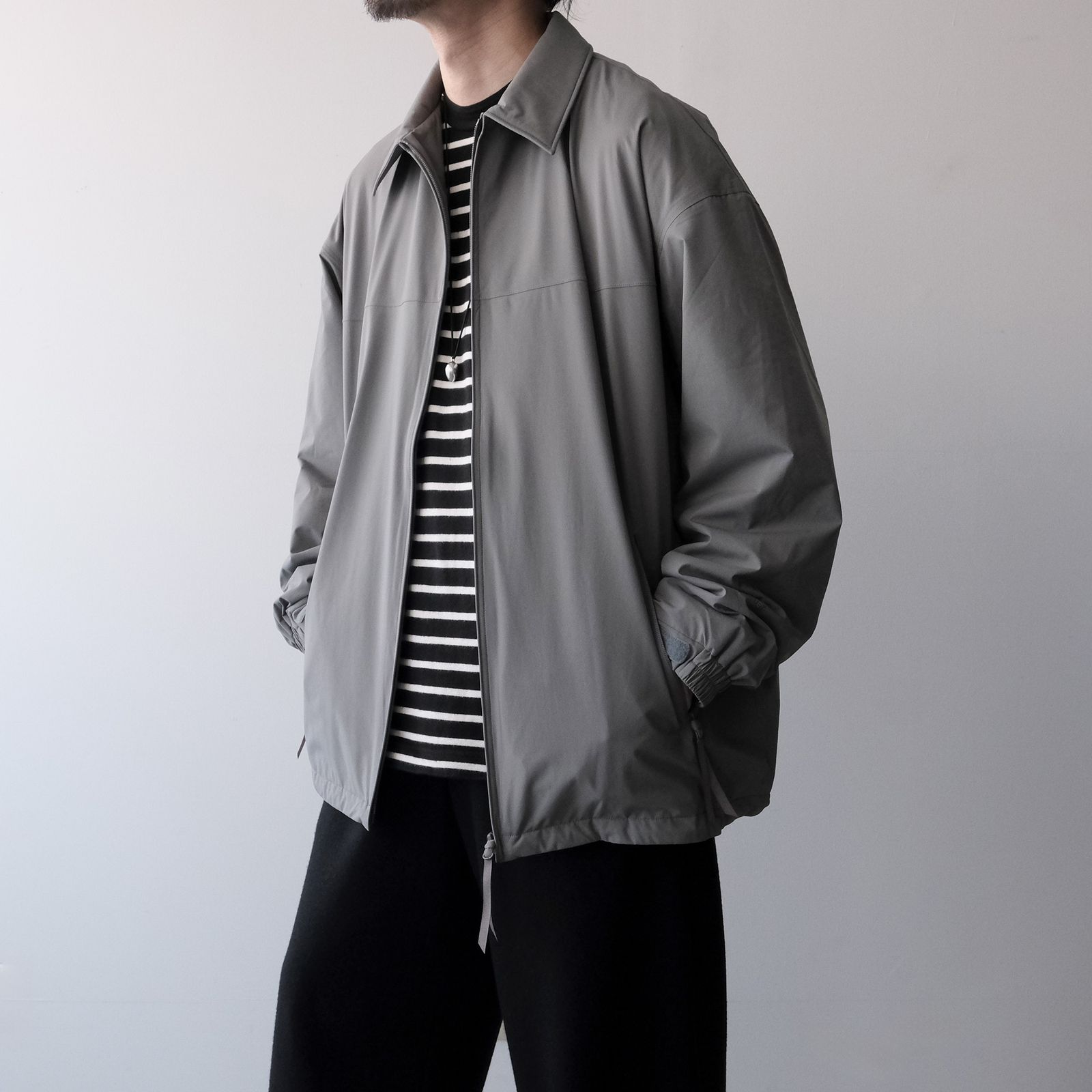 PERTEX SHIELD Light Thermo Zip-Up Jacket -ブルゾン-（Stone Gray / ストーングレー）GM263-30270