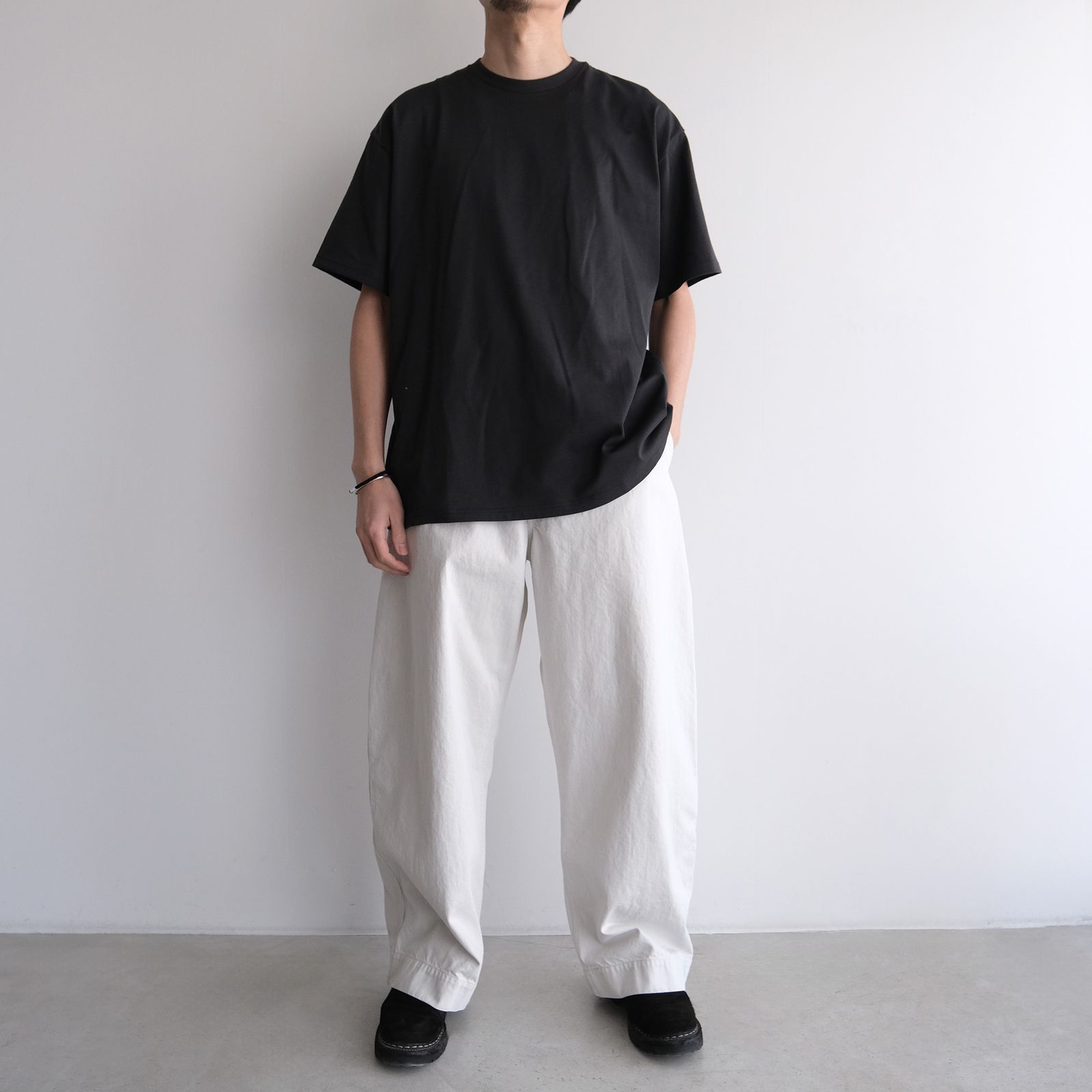 Cotton Denim - Wide Pants -パンツ-（L.Beige / ライトベージュ）