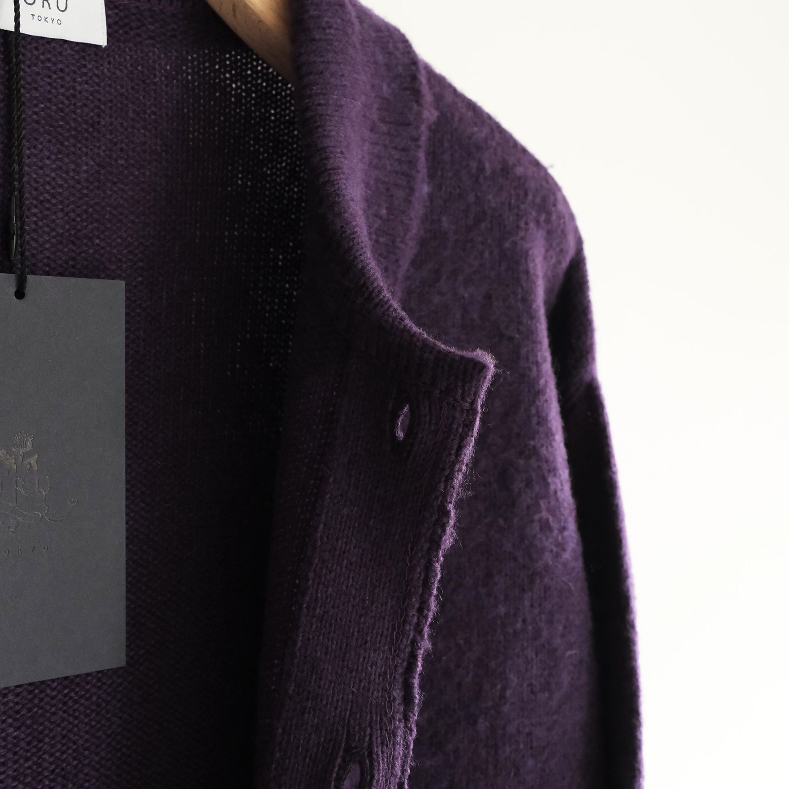 Knit Cardigan -カーディガン-（Purple / パープル）