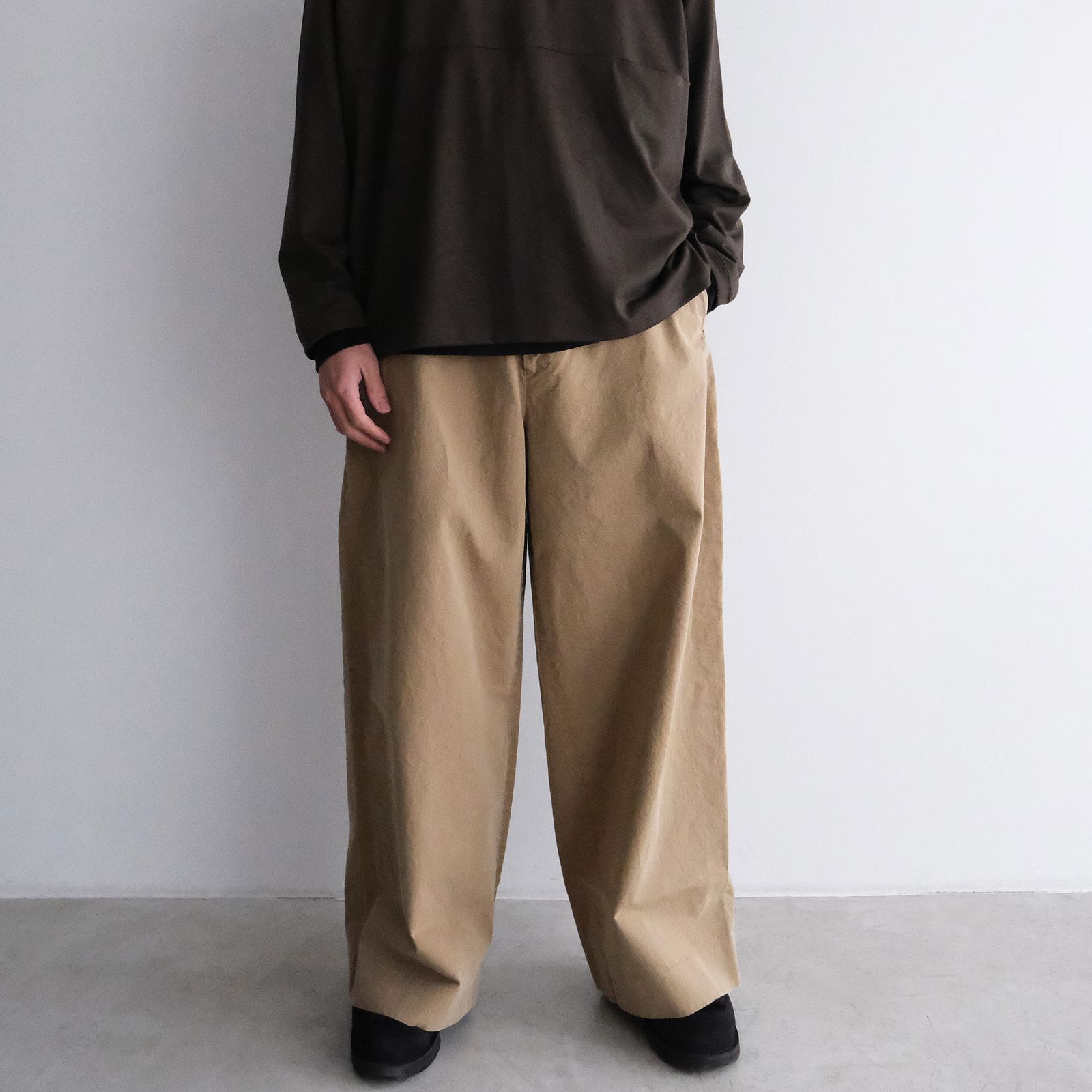 Chino High Waist Pants -パンツ-（Beige Used / ベージュ ユーズド）