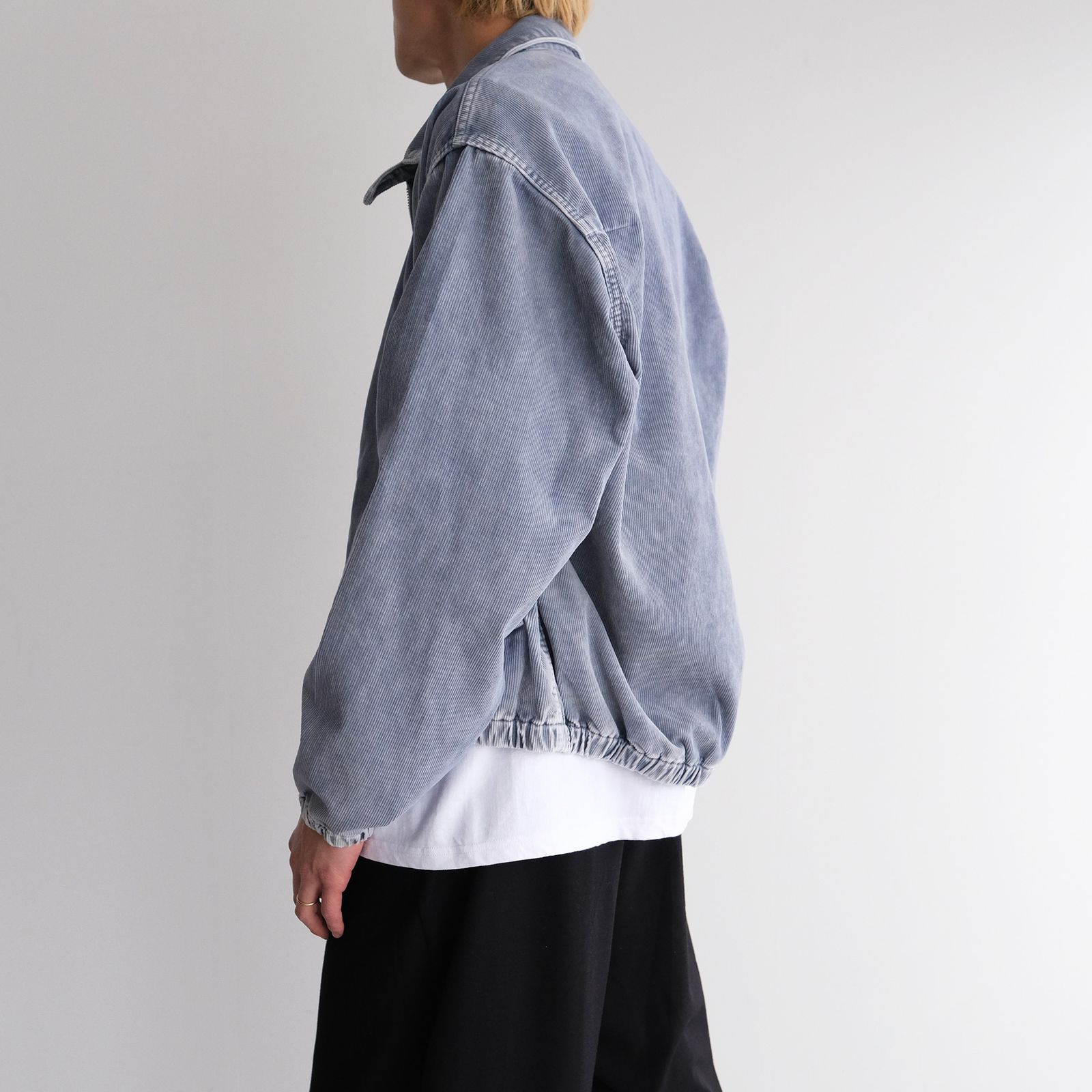 URU - Cotton Polyester Corduroy - Zip Up Blouson -ブルゾン
