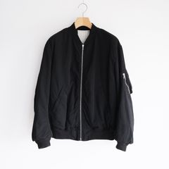 Fulled Wool Twill Flight Jacket -ジャケット-（Black / ブラック）GU263-30411