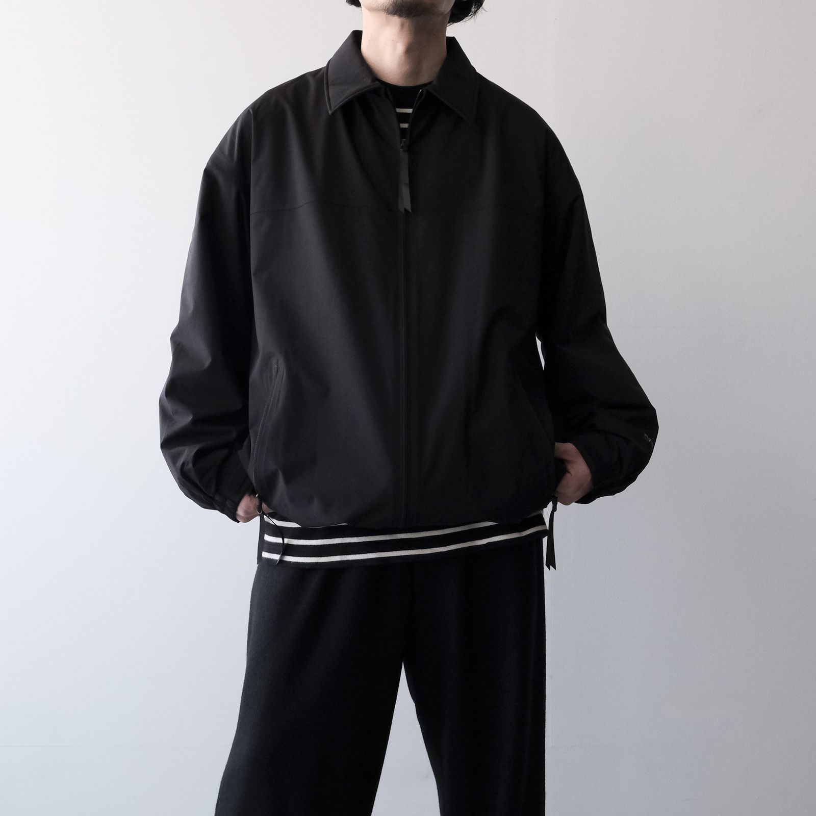 PERTEX SHIELD Light Thermo Zip-Up Jacket -ブルゾン-（Black / ブラック）GM263-30270