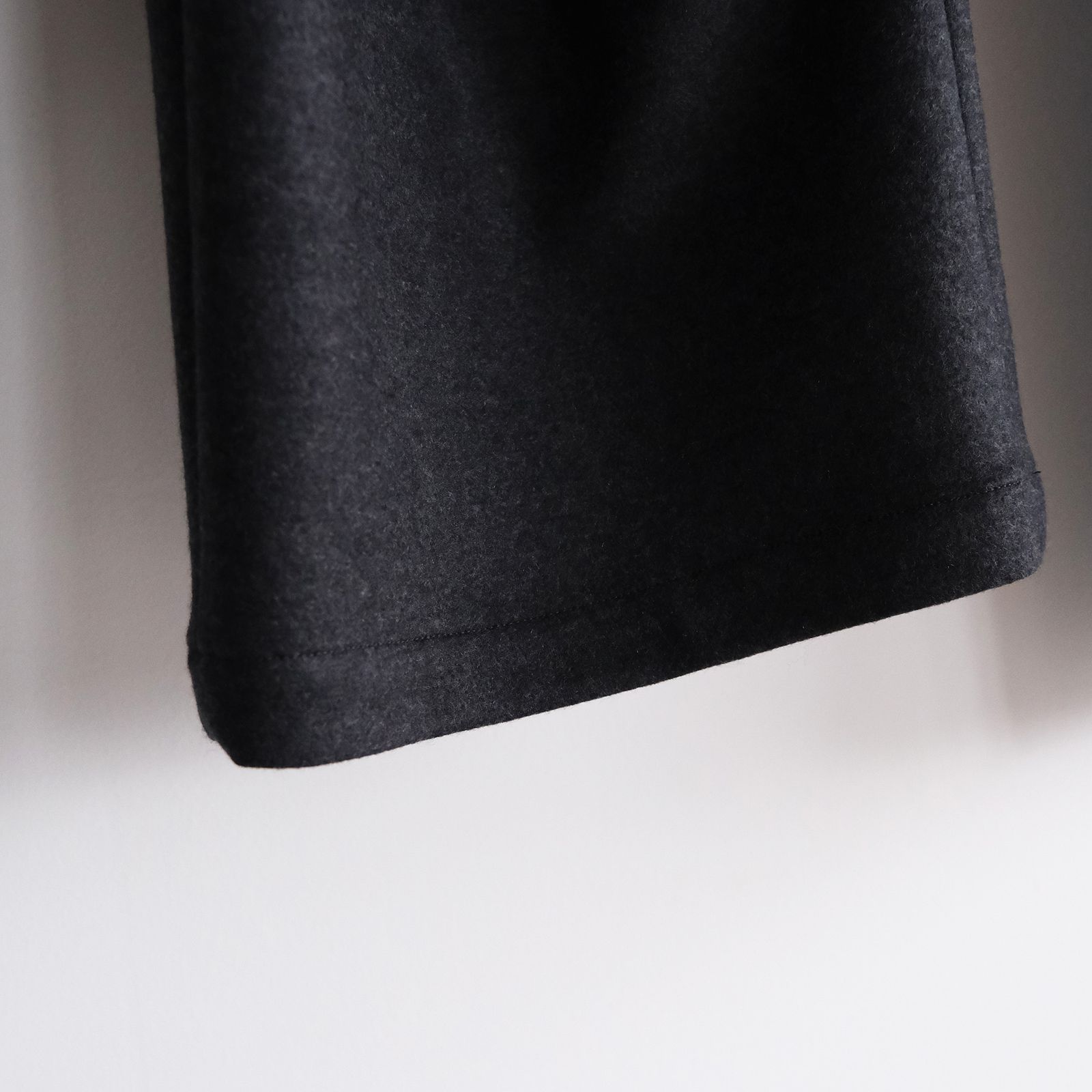 Wool Smooth Flannel Easy Wide Pants -パンツ-（Gray / グレー）