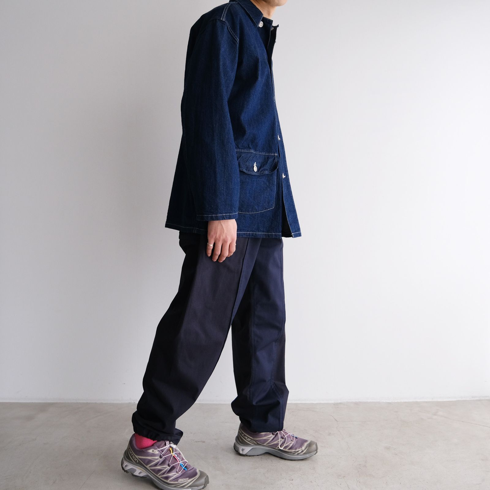 『Blocked Work Pants』-パンツ-（Navy / ネイビー）