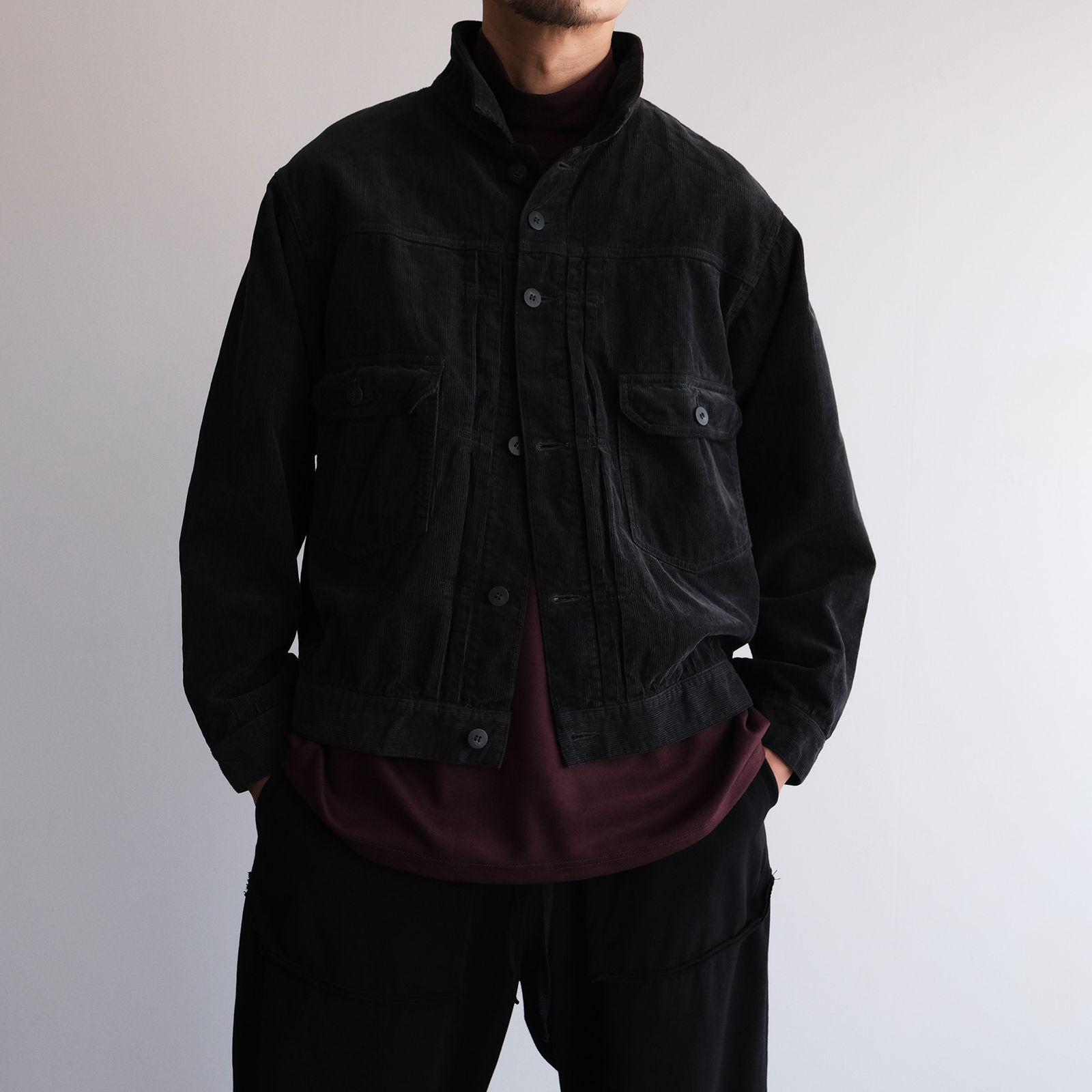 Merino Qualitee Turtle -Tシャツ-（Burgundy / バーガンディ）