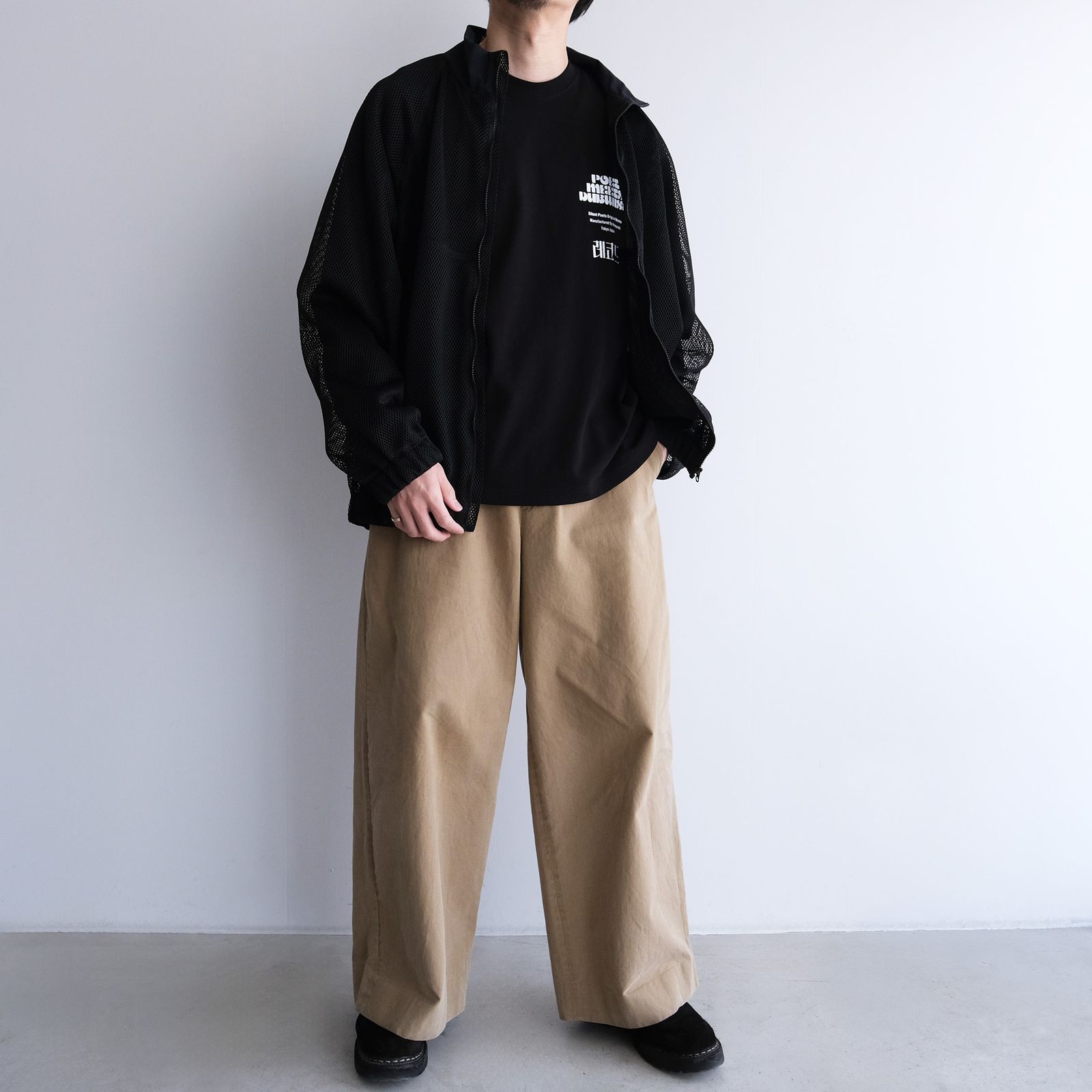 Kompakt Record Bar + PMD Oversized L/S T-Shirt -Tシャツ-（Black / ブラック）