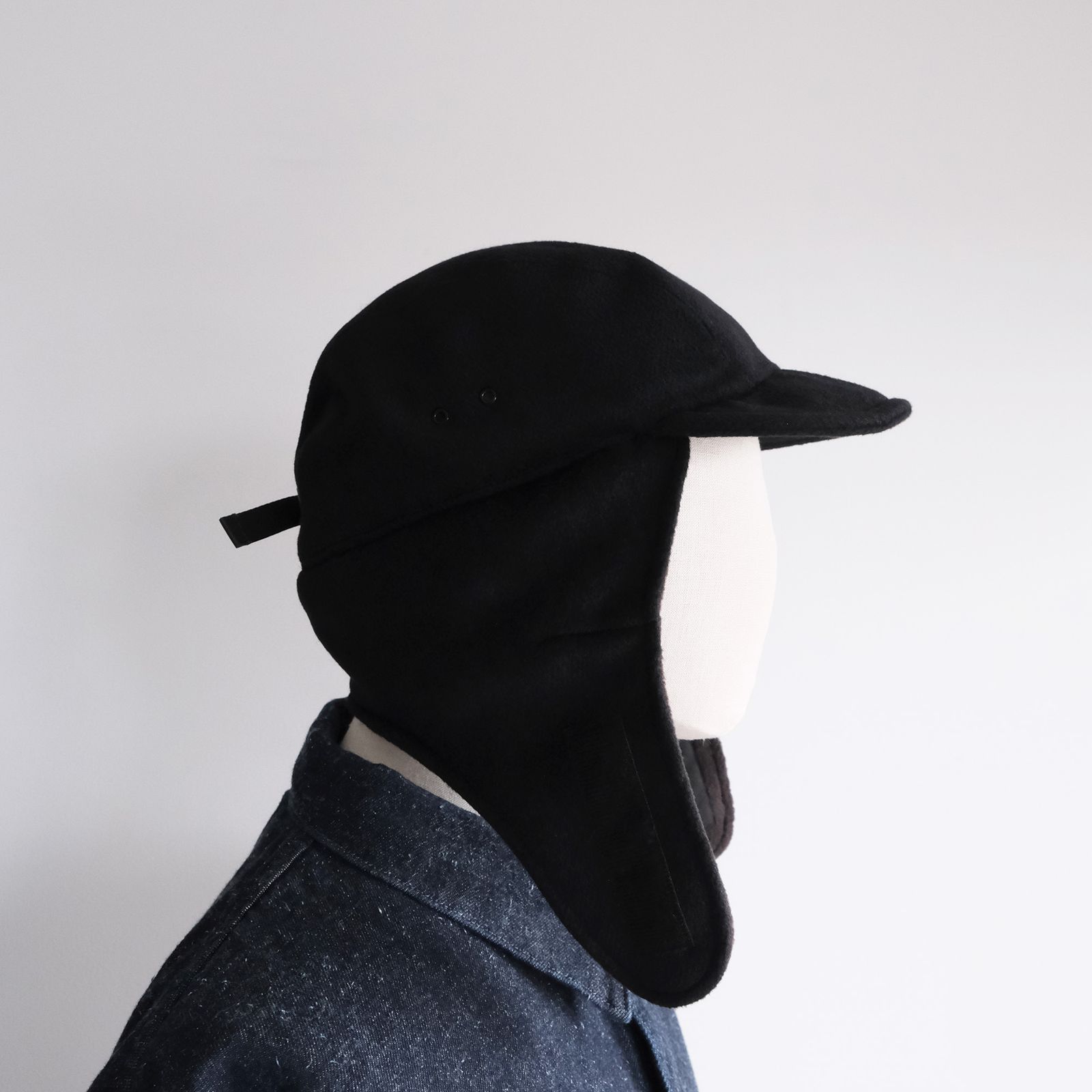 Angola Army Ear Cap -キャップ-（Black / ブラック）