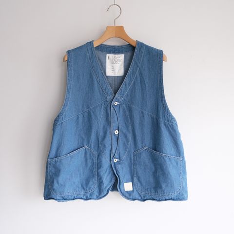 Denim Hunting Vest -ベスト-（L.Blue / ライトブルー）