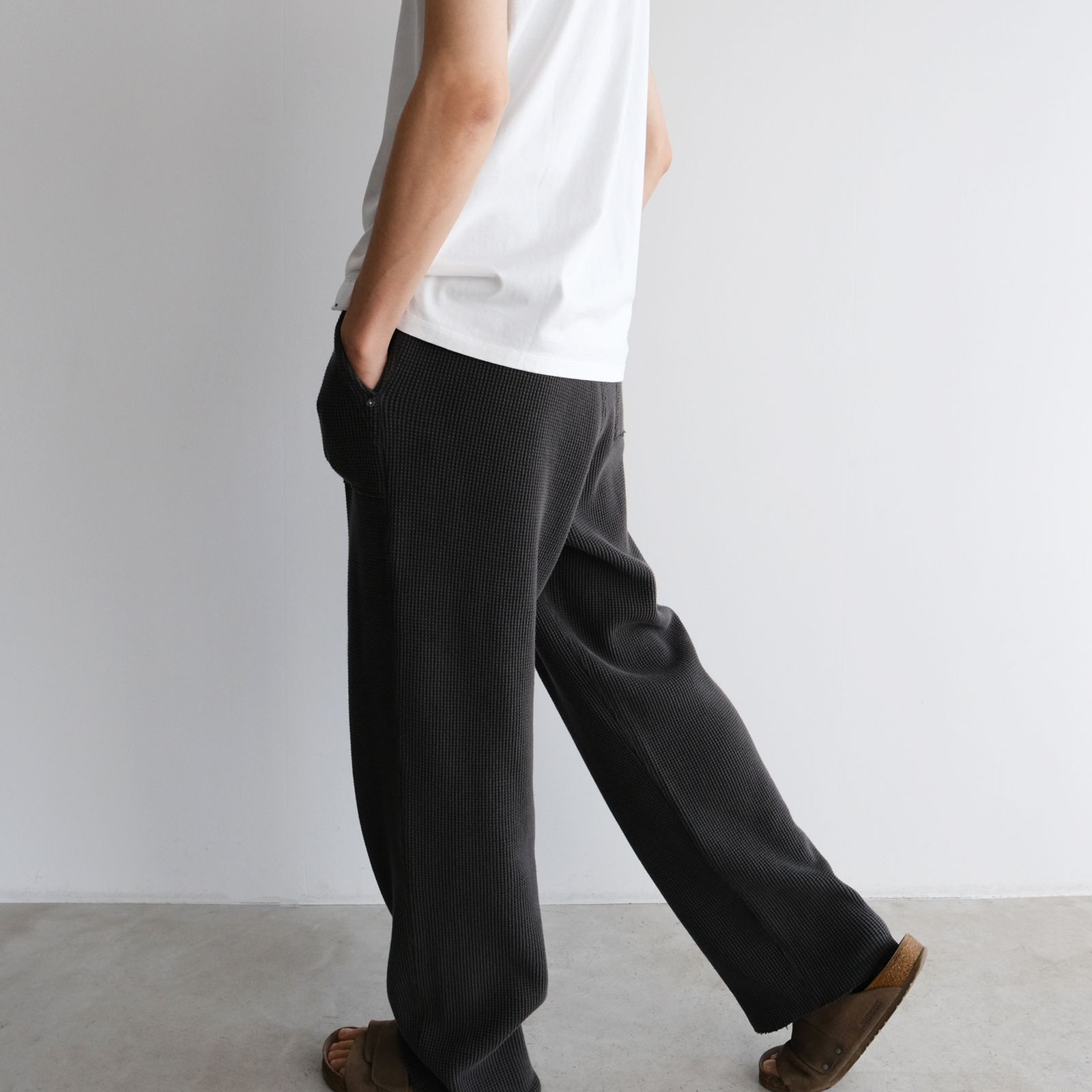 Waffle Jogger Pants -パンツ-（Sumikuro / スミクロ）