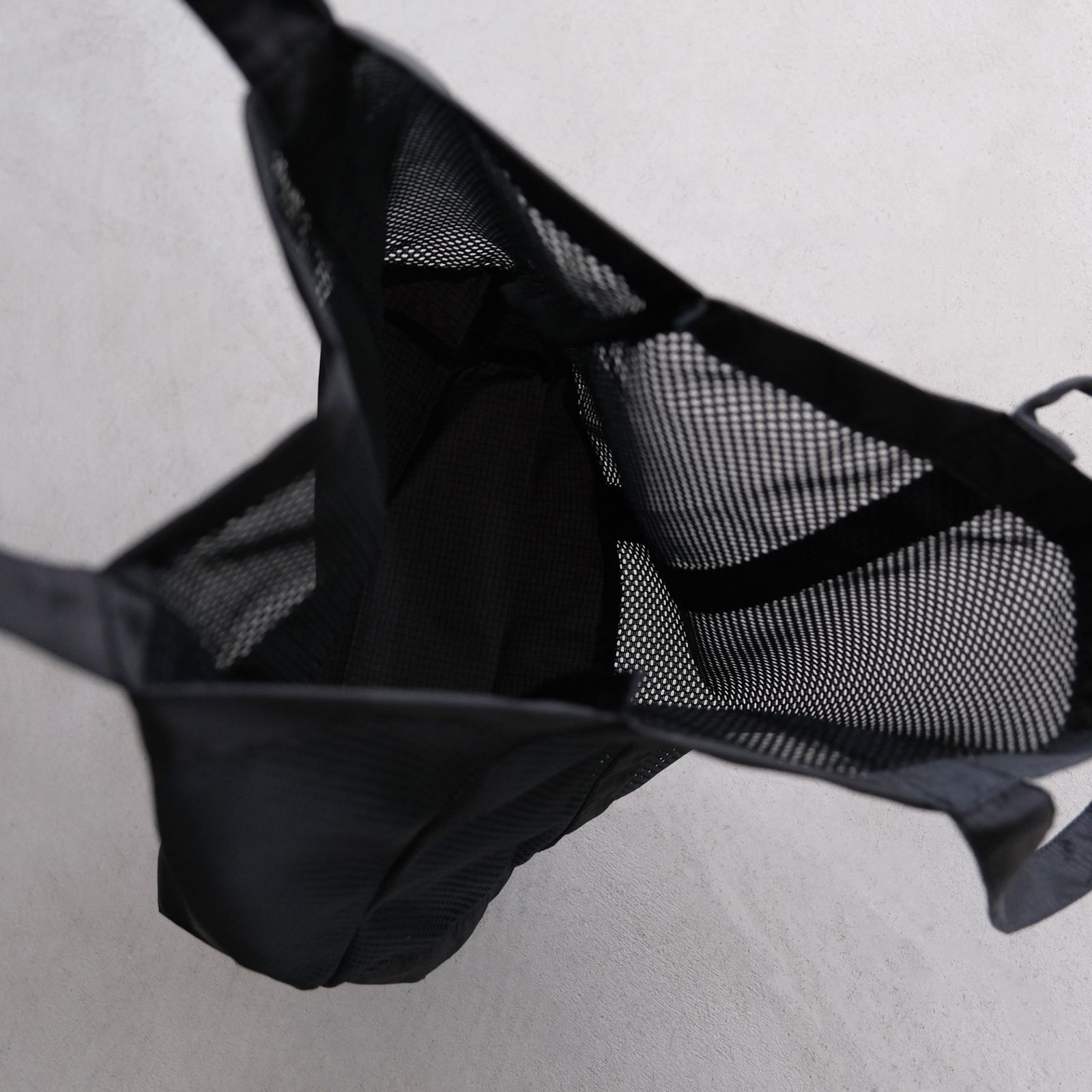PMD Logo Mesh Tote -バッグ-（Black / ブラック）