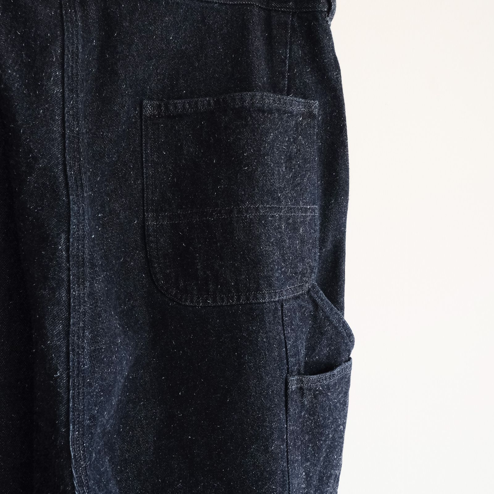 Silk Denim Belted Pants -デニム-（Indigo / インディゴ）