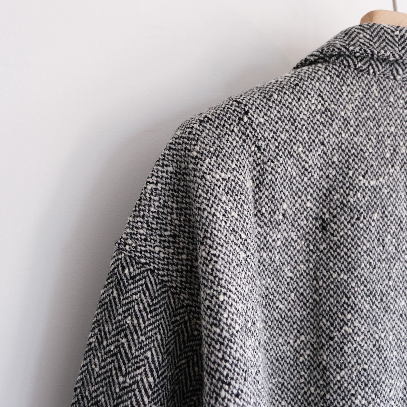 Tweed Zip Front Blouson -ブルゾン-（Black / ブラック）