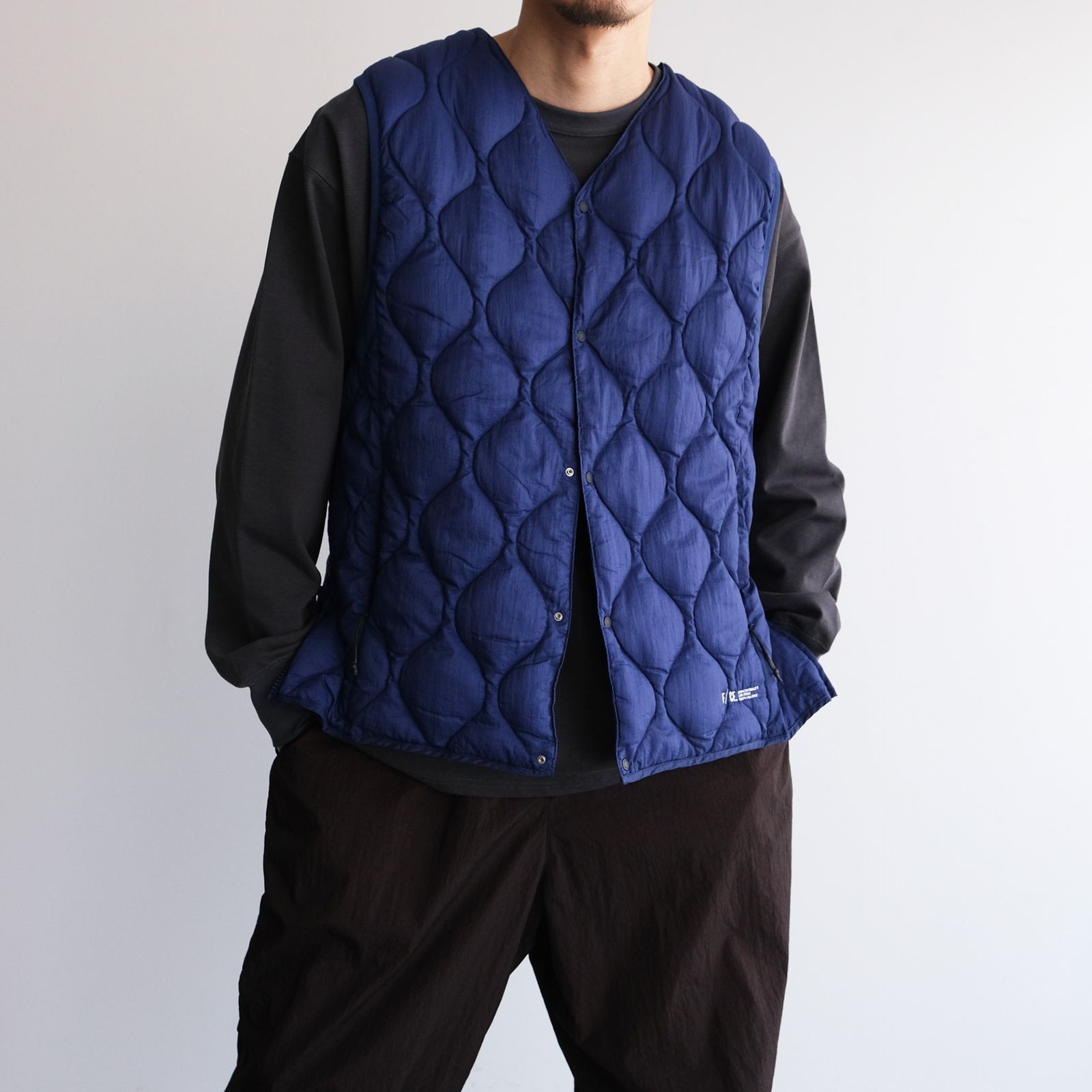 K05345 超美品 F/CE. × TAION インナーダウンベスト ：2XL ITEMS / F/CE ONLINE STORE