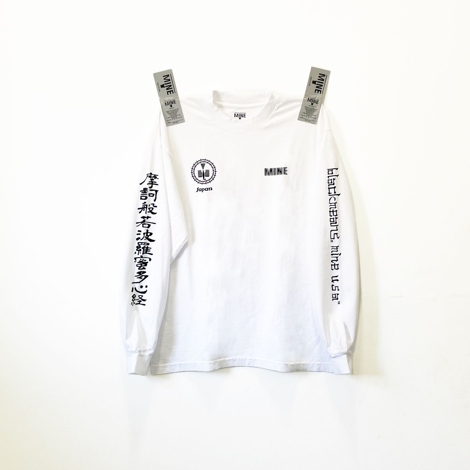 MINE - MINE × BLACKMEANS #01 -Tシャツ-（White / ホワイト） | STACK 