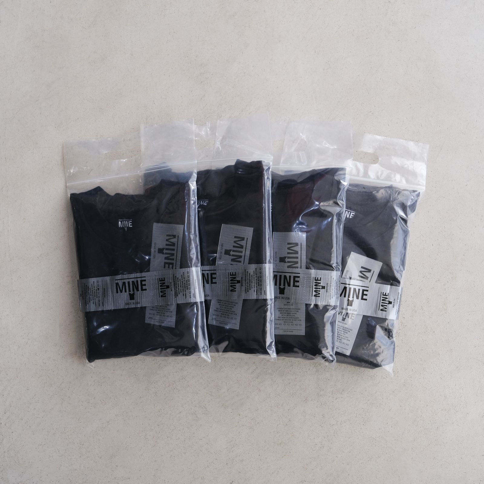 MINE Duct Tape L/S T-Shirt / Black Label / ロンT / ブラック