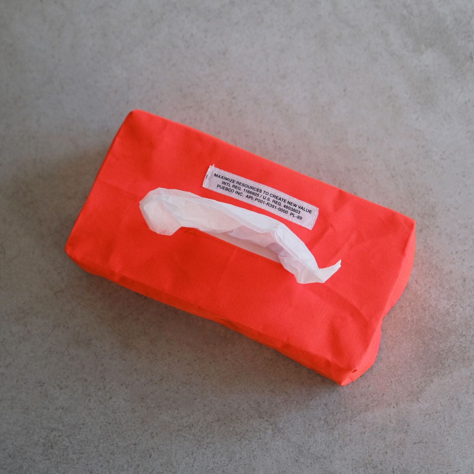 Emergency Tissue Box Cover -ティッシュケース-（Orange / オレンジ）
