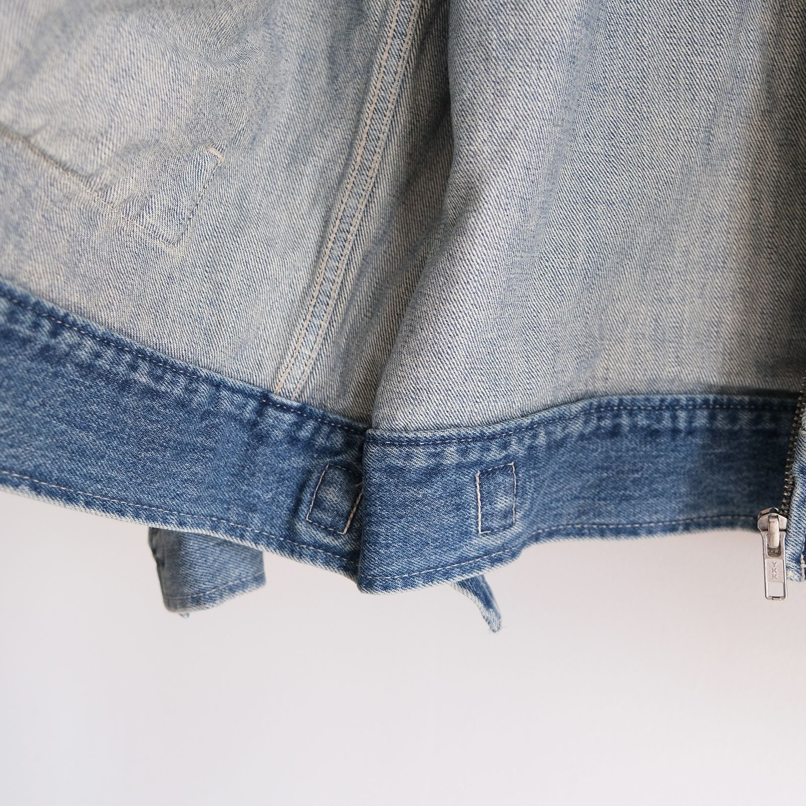 Selvage Denim Zip Jacket -デニムジャケット-（Indigo Light Fade / インディゴライトフェイド）