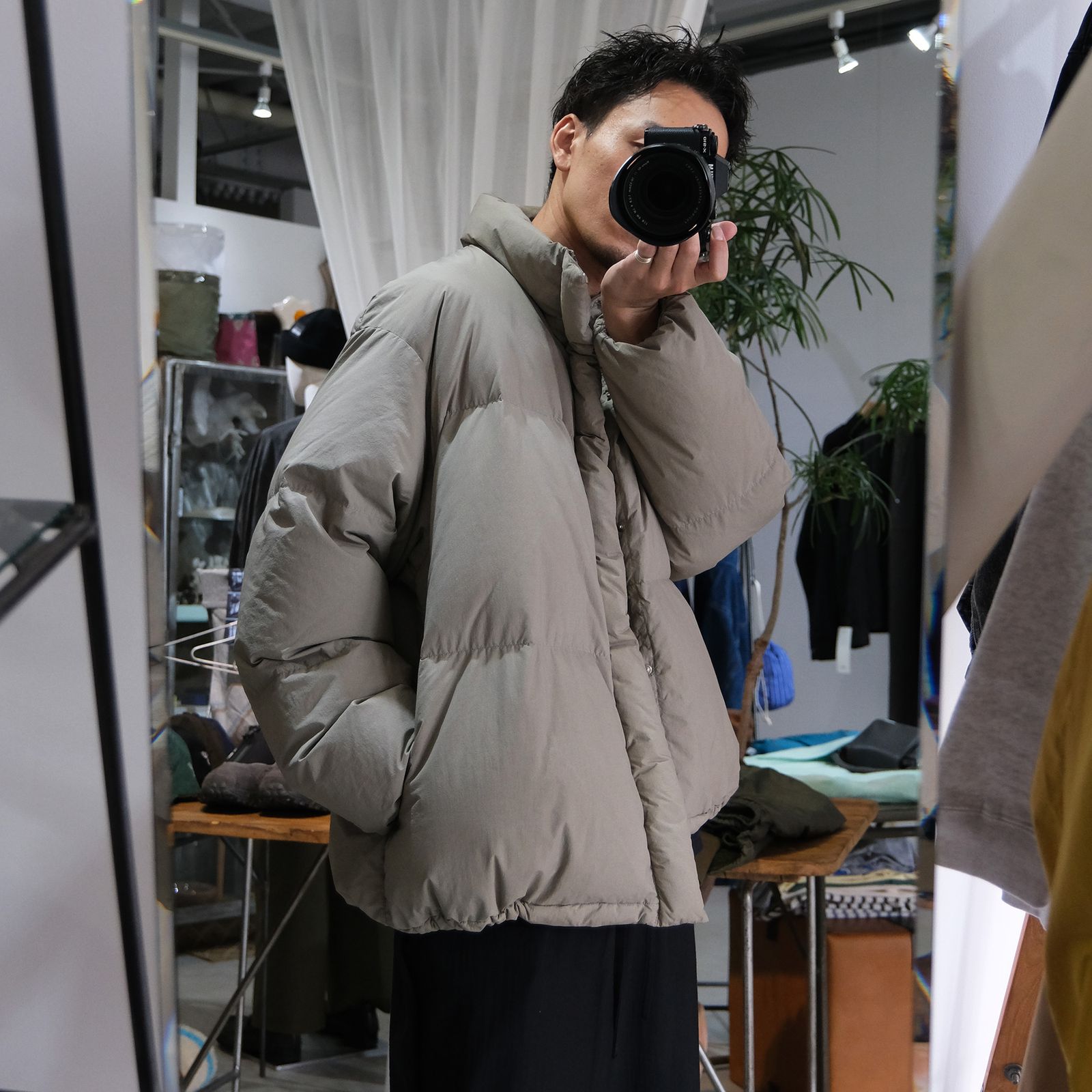 Garment Dyed Down Jacket -ダウンジャケット-（Grege / グレージュ）