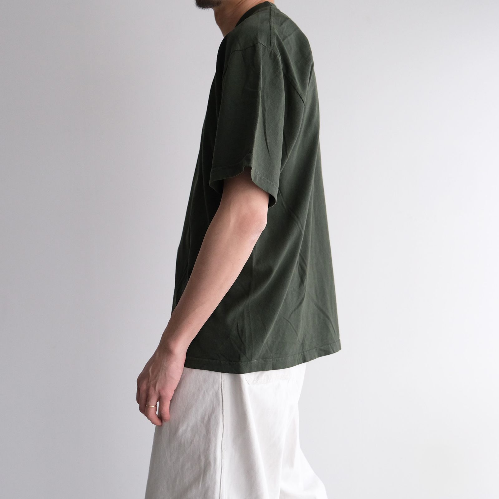MINE Duct Tape S/S T-Shirt / White Label -Tシャツ-（Military Green / ミリタリー グリーン）