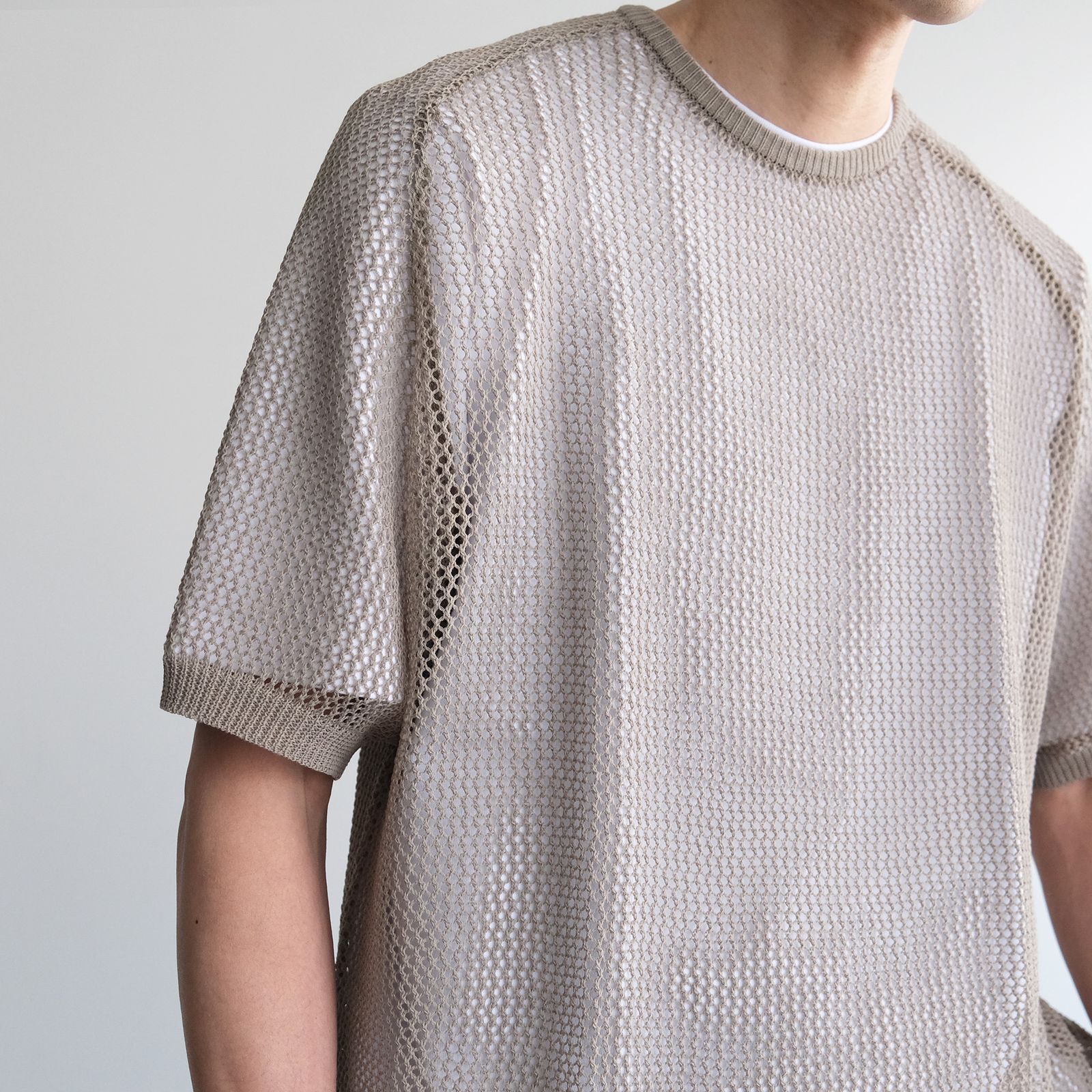 Crew Neck S/S Tee -Tシャツ-（Mocha / モカ）