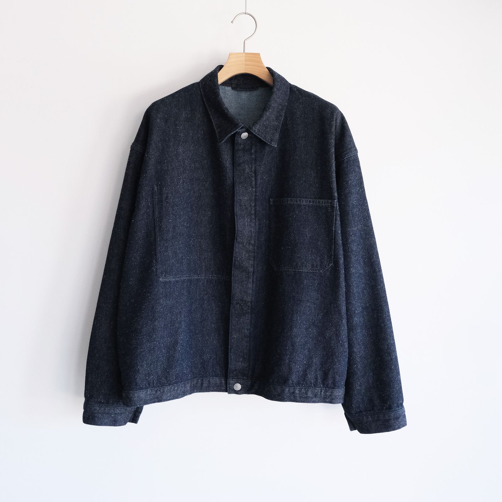 Silk Denim Work Jacket -ジャケット-（Indigo / インディゴ）