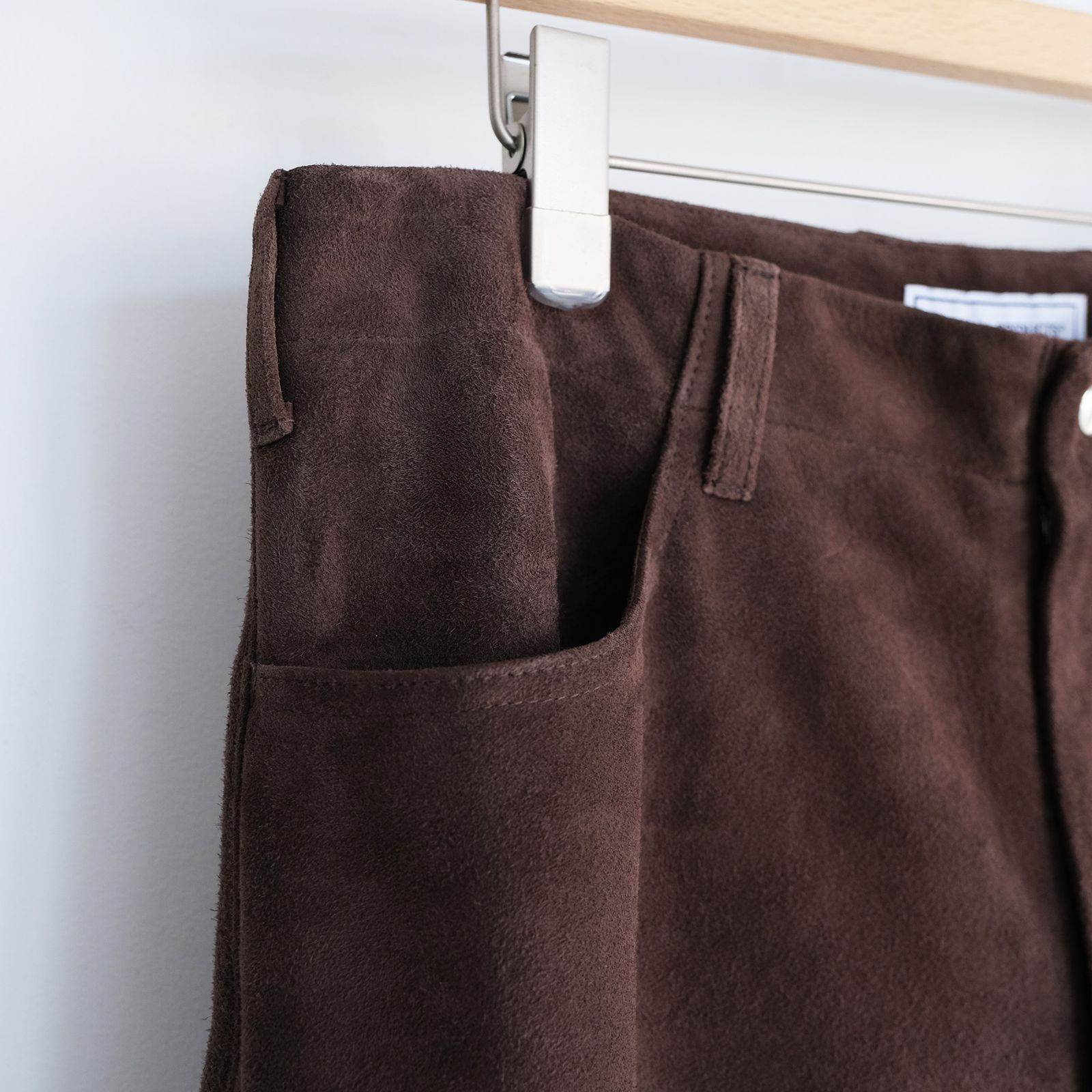 Suede Trousers -パンツ-（Brown / ブラウン）